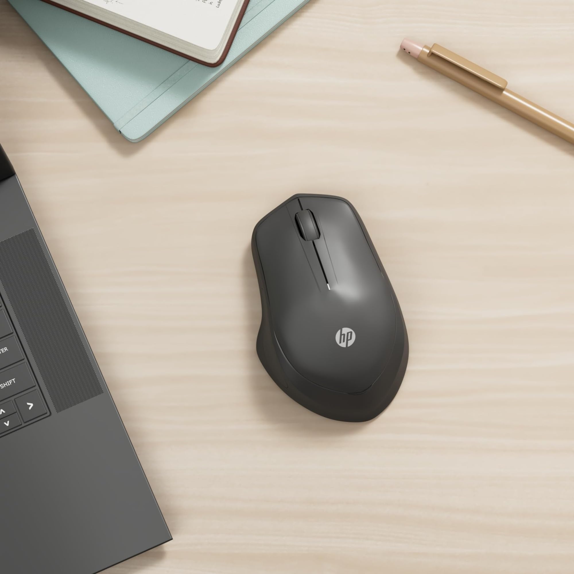 hp-280m-mouse-silent-wireless-sensore-blue-optical-1200-dpi-riduzione-rumore-90- image 2