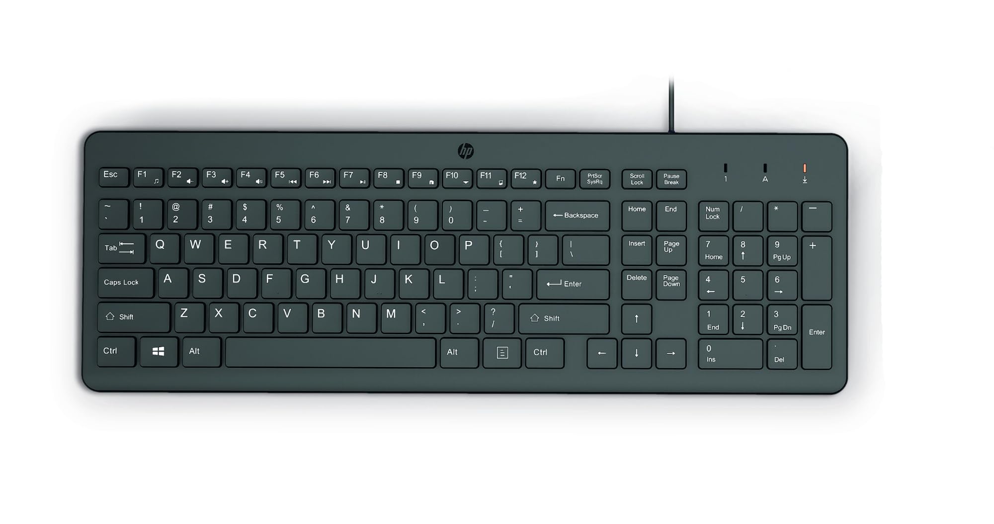 hp-150-tastiera-cablata-usb-a-12-tasti-programmabili-layout-italiano-qwerty-nera image 1