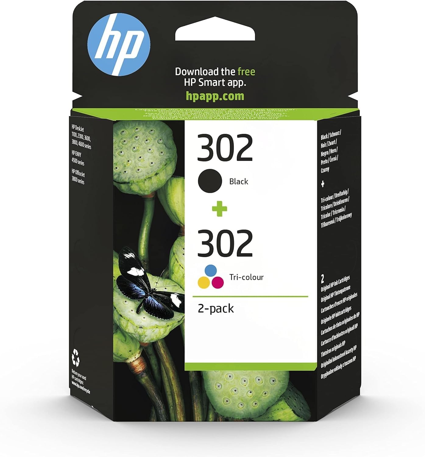 hp-302-nero-e-tricromia-x4d37ae-confezione-da-2-cartucce-d-inchiostro-originali- image 1