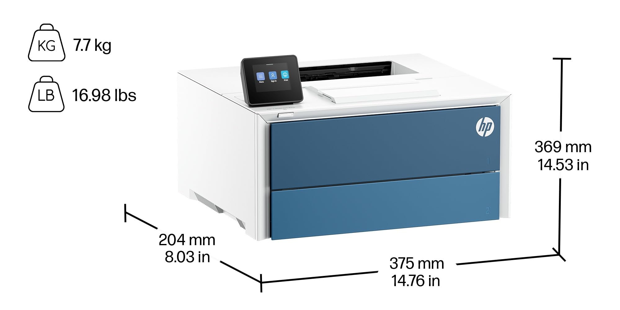 hp-laserjet-pro-4007dw-stampante-laser-bianco-e-nero-a4-45-ppm-duplex-wi-fi-ethe image 5
