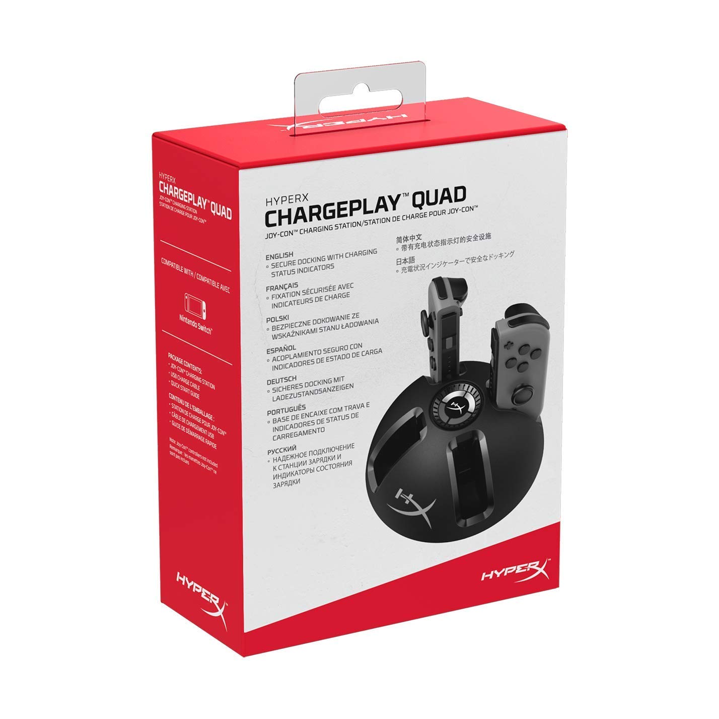 hyperx-chargeplay-quad-hx-cpqd-caricabatterie-quadruplo-per-joy-con-nintendo-swi image 8
