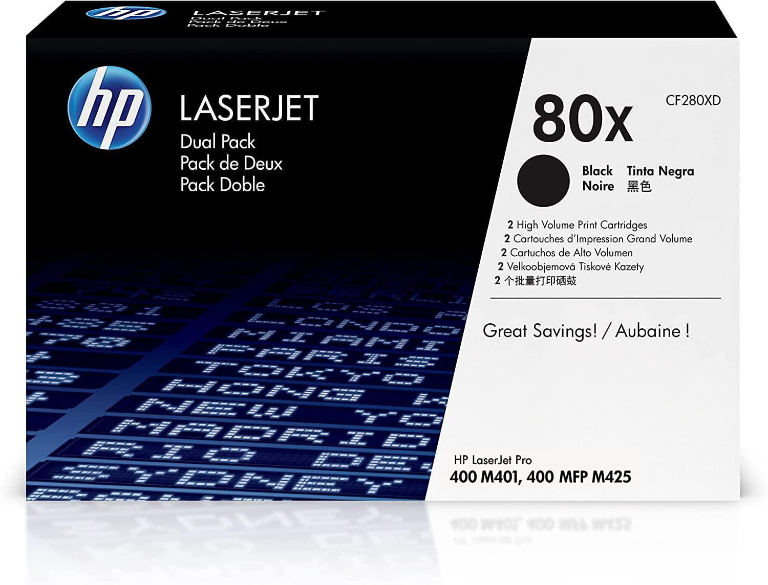 hp-80xd-cf280xd-multipack-2-toner-originali-neri-da-6-900-pagine-per-laserjet-pr image 1