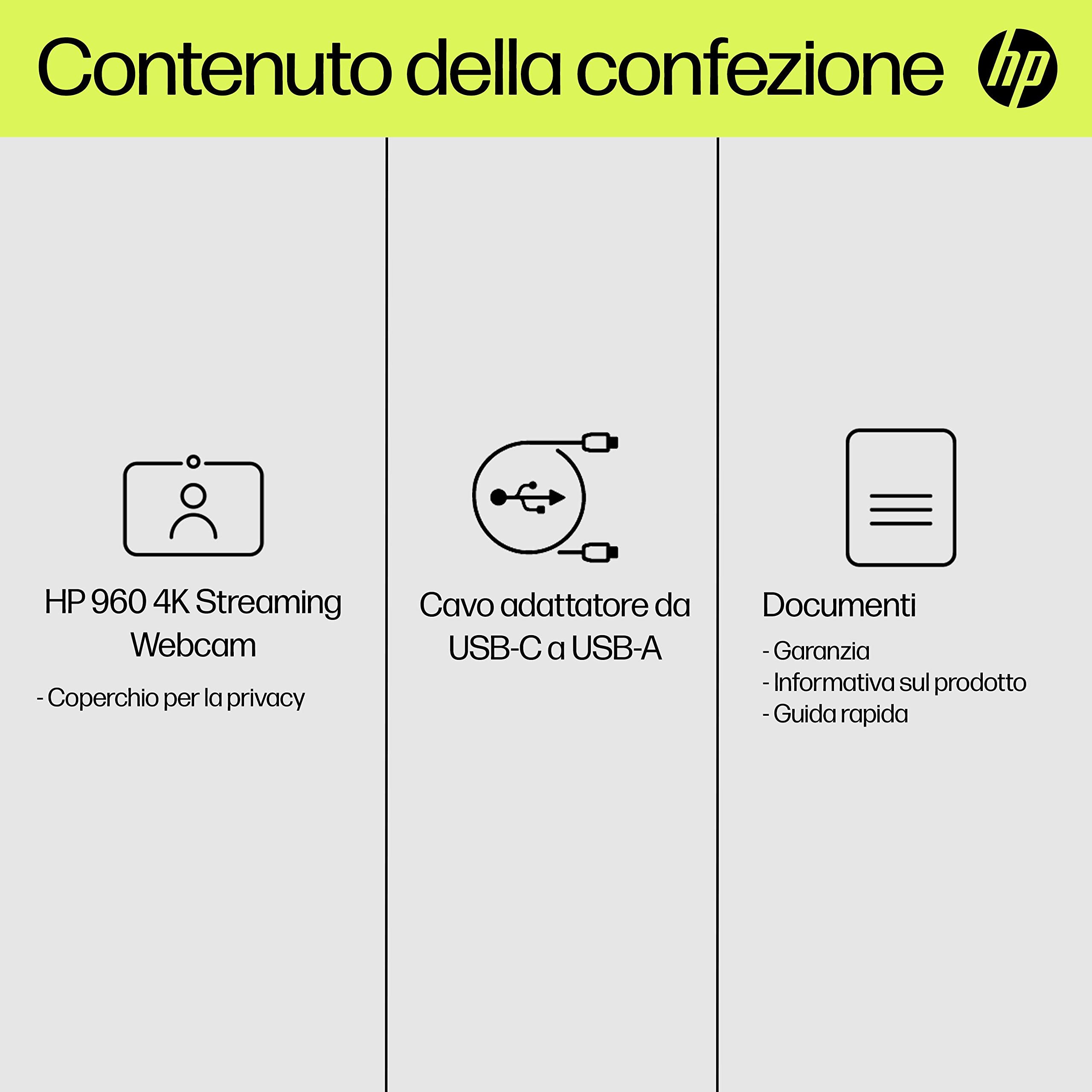 hp-960-webcam-4k-streaming-con-campo-visivo-fino-a-100-60-fps-fhd-correzione-aut image 7