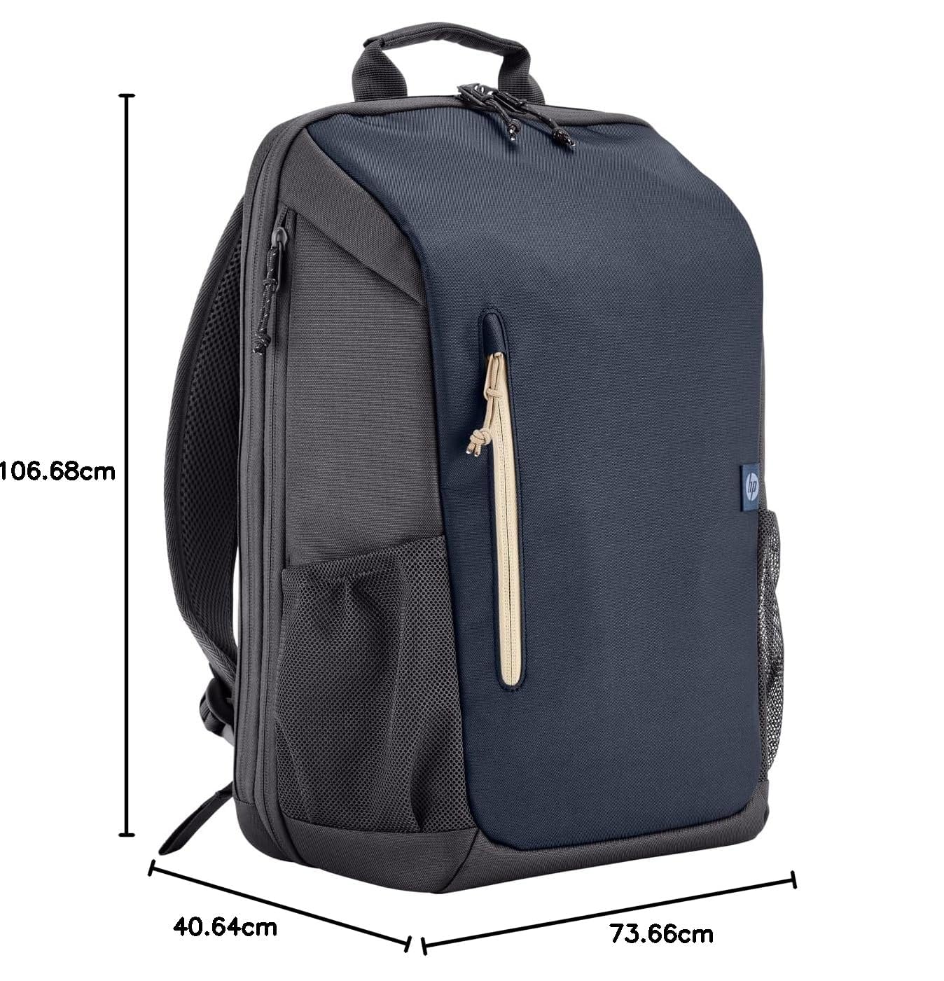 hp-zaino-per-notebook-grigio-con-tracolla-satchel-unisex-adulti-tinta-unita-comp image 6