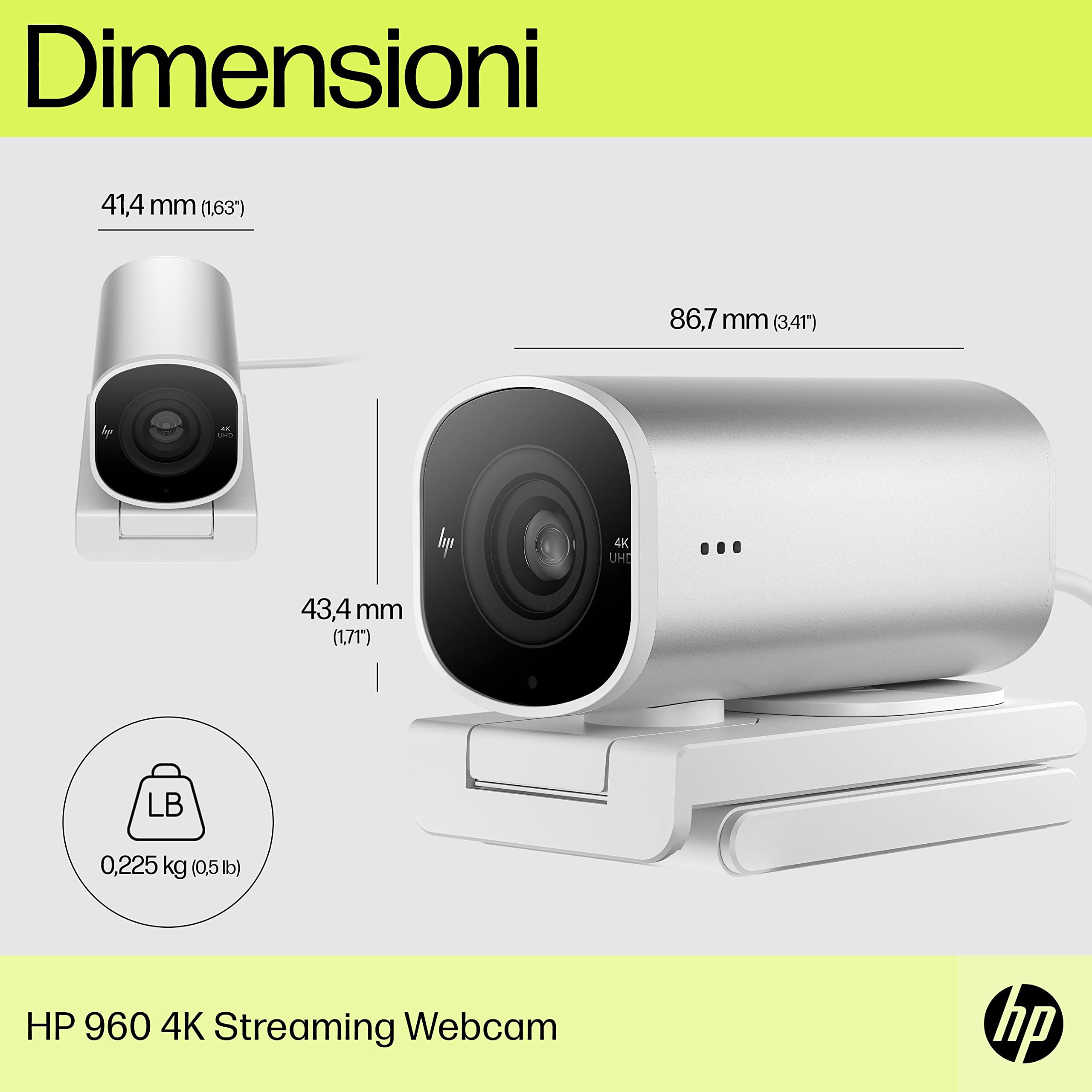 hp-960-webcam-4k-streaming-con-campo-visivo-fino-a-100-60-fps-fhd-correzione-aut image 4