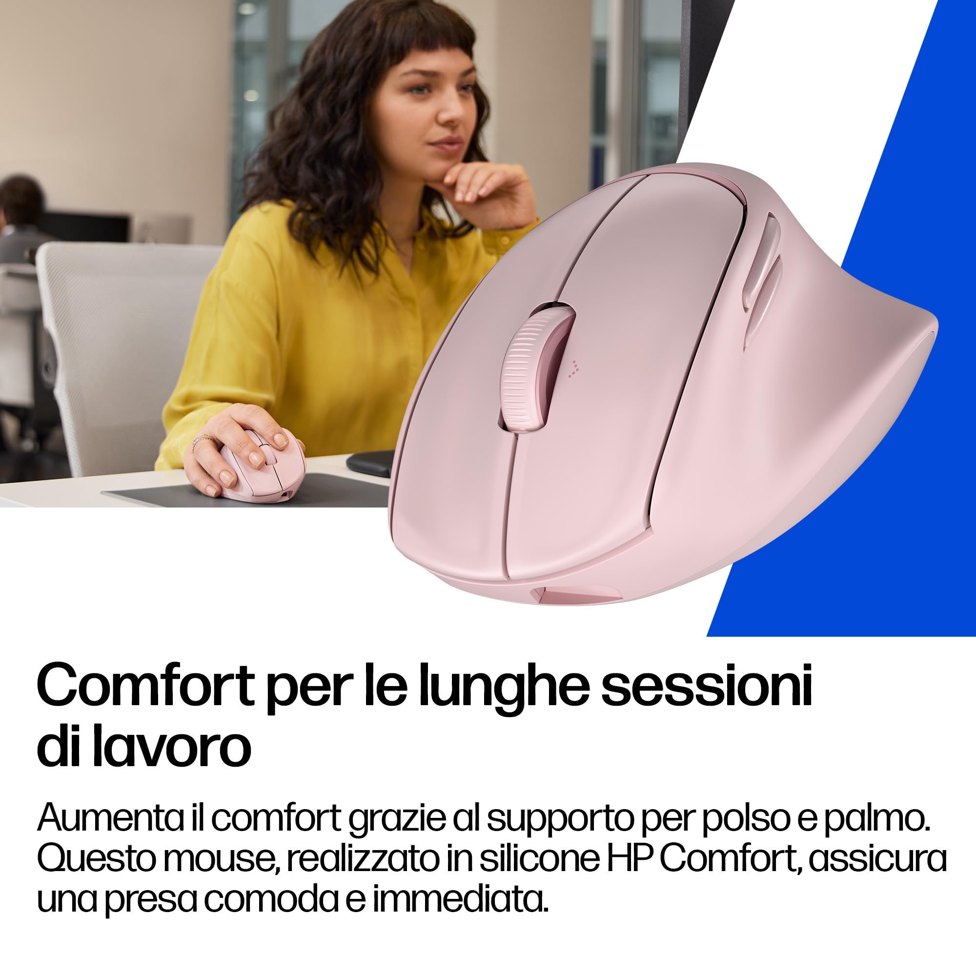 hp-tilt-720m-mouse-wireless-ergonomico-semi-verticale-a-21-bluetooth-rosa image 4
