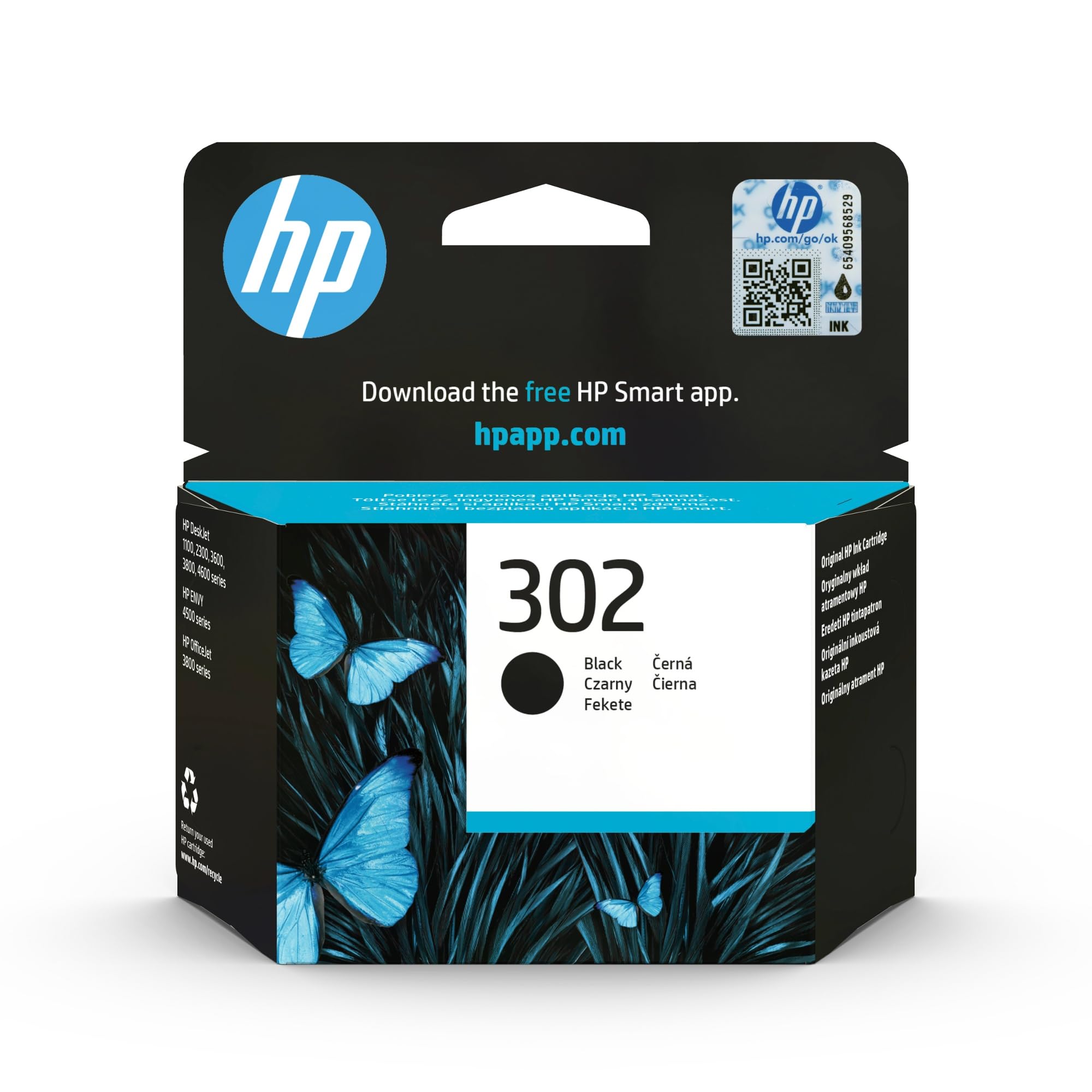 hp-302-nero-f6u66ae-cartuccia-inchiostro-originale-da-190-pagine-per-deskjet-111 image 1