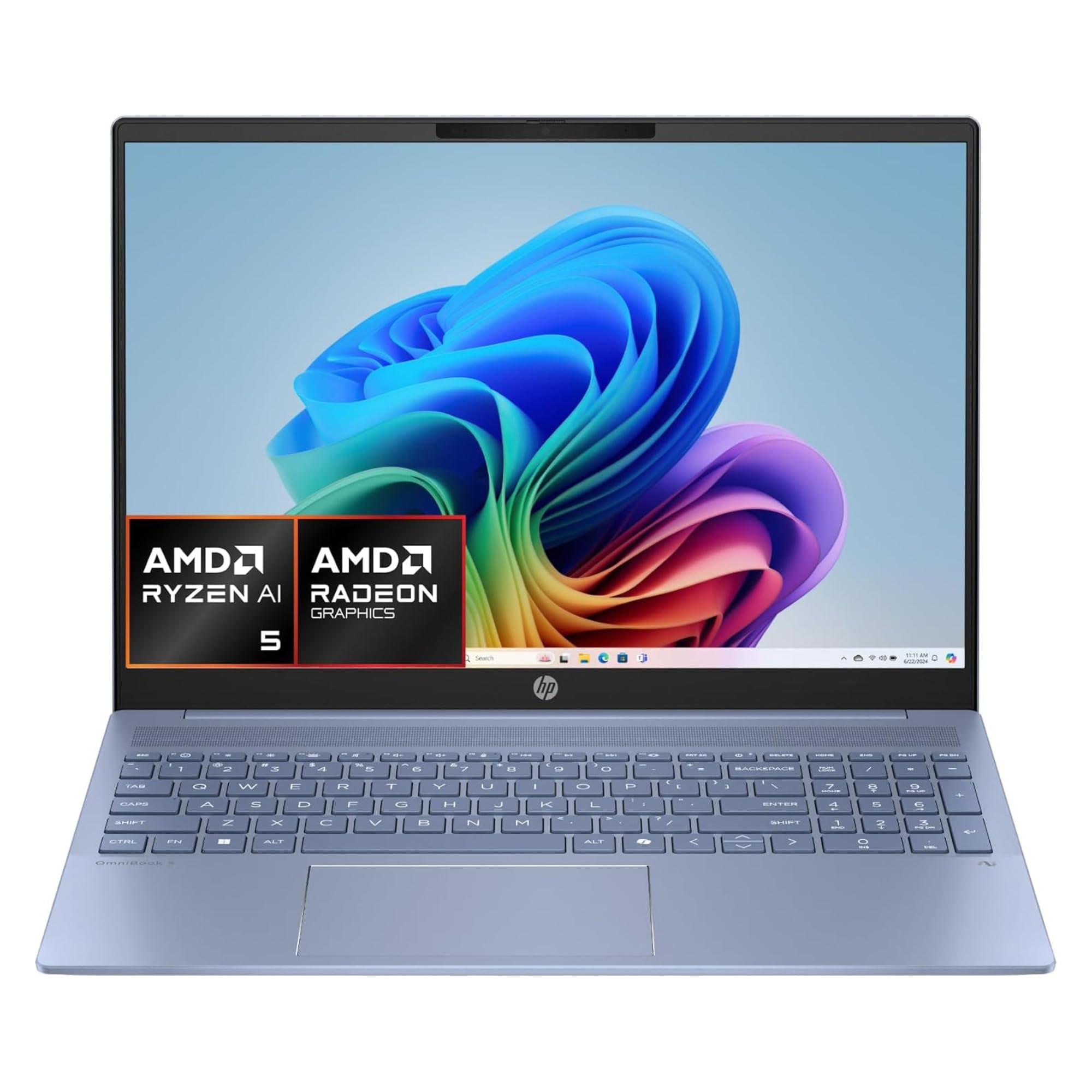 hp-omnibook-5-16-ag1002sl-ai-pc-notebook-16-2k-ips-amd-ryzen-ai-5-340-ram-16gb-l image 2