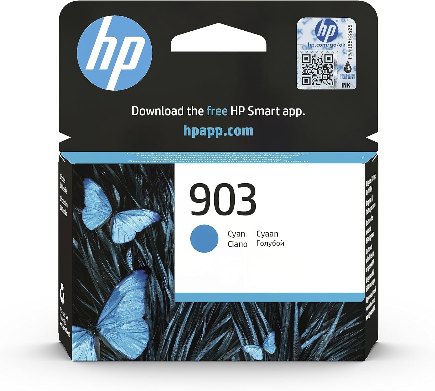hp-903-ciano-t6l87ae-cartuccia-d-inchiostro-originale-hp-resa-fino-a-315-pagine- image 1