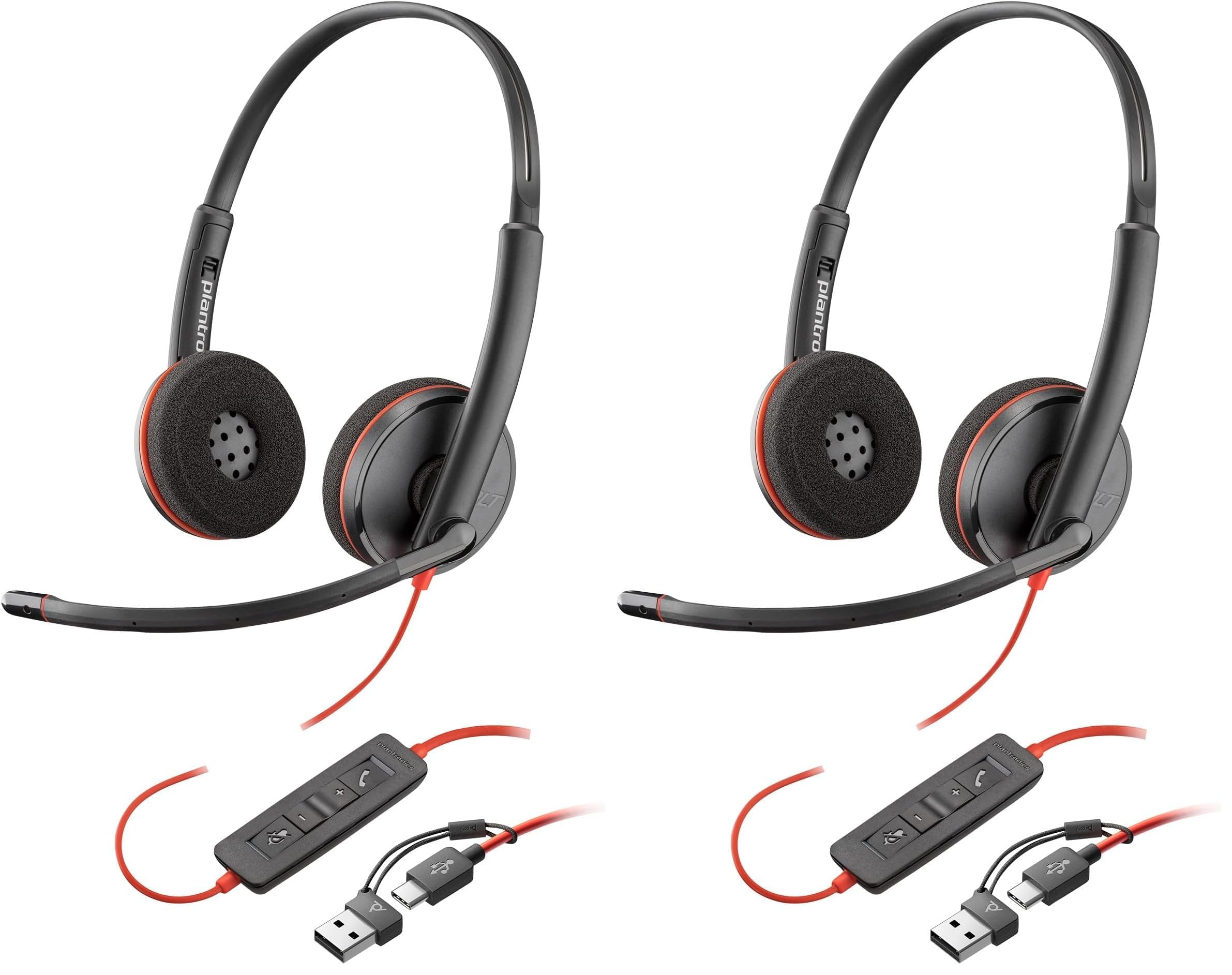 hp-poly-blackwire-3220-cuffia-cablata-usb-a-usb-c-3-5-mm-con-riduzione-del-rumor image 8