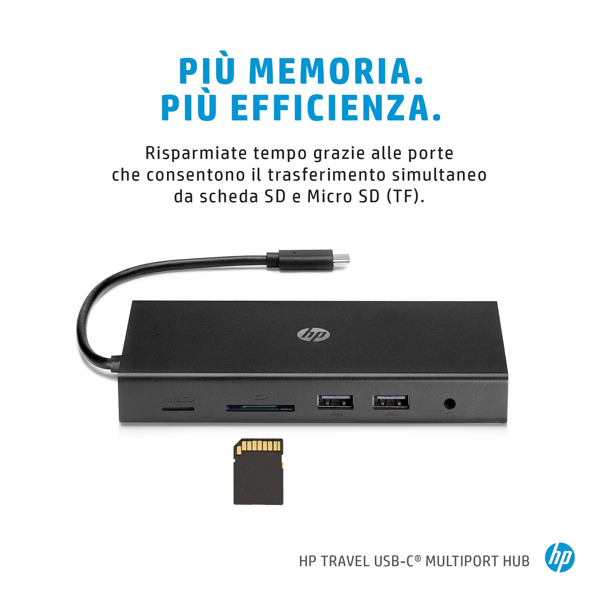 hp-travel-usb-c-multi-port-hub-6-porte-power-delivery-hdmi-e-vga-ethernet-1-gbps image 6
