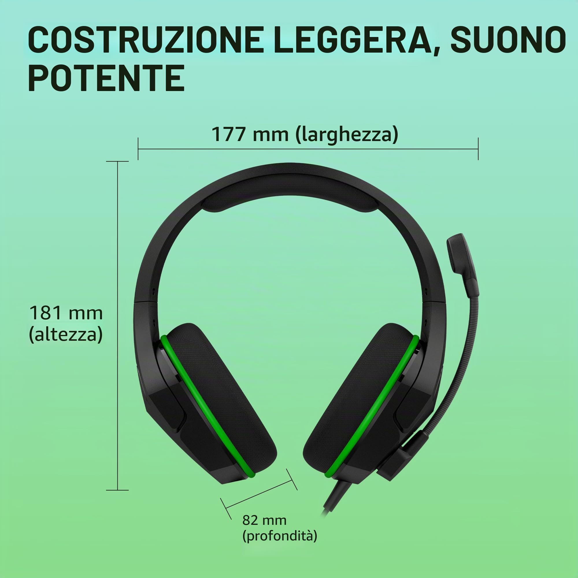 hyperx-cloudx-stinger-core-cuffie-da-gaming-cablate-3-5-mm-licenza-ufficiale-xbo image 8