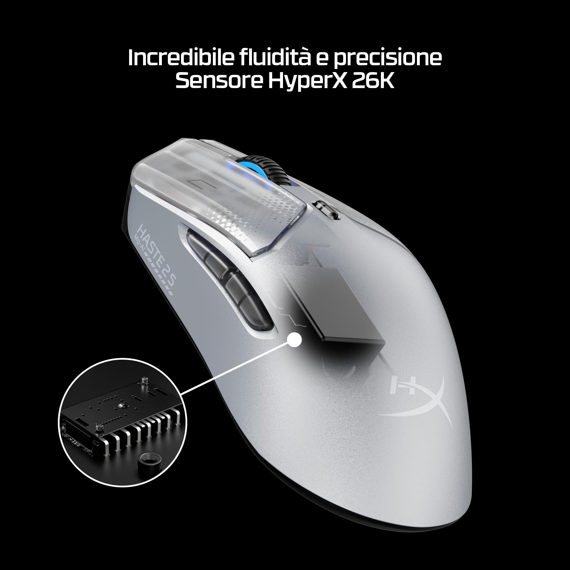 hp-hyperx-pulsefire-haste-2-s-mouse-gaming-wireless-in-magnesio-ultra-leggero-64 image 5