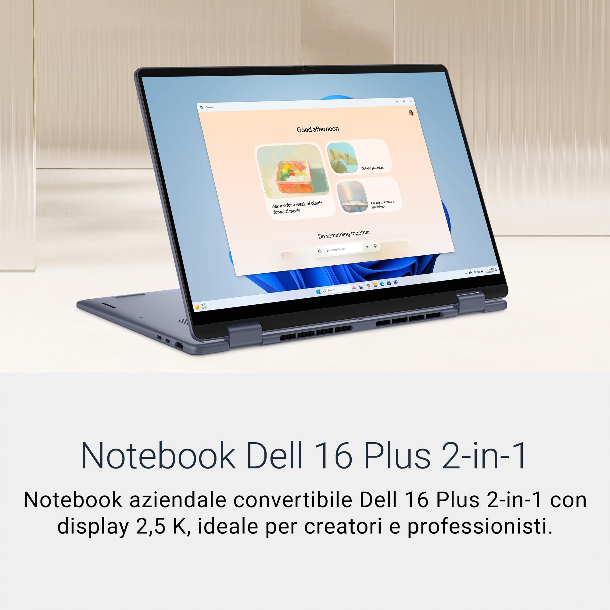 dell-16-plus-2-in-1-copilot-pc-db06250-notebook-convertibile-16-2-5k-mini-led-hd image 2