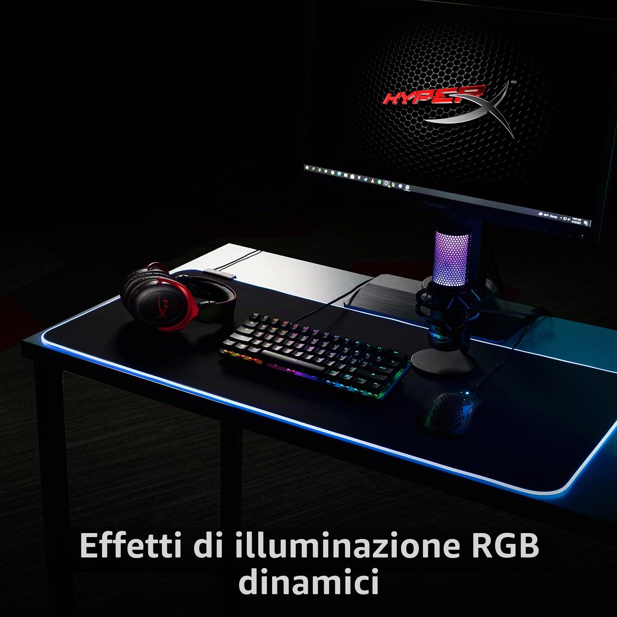 hp-hyperx-pulsefire-mat-rgb-tappetino-per-mouse-da-gaming-xl-con-illuminazione-r image 2