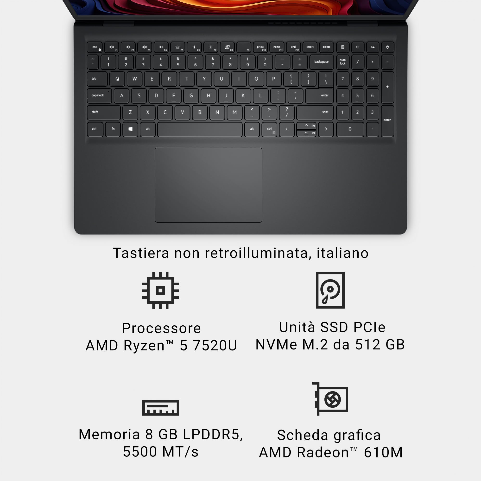 dell-15-dc15255-laptop-15-6-fhd-120hz-amd-ryzen-5-7520u-8gb-lpddr5-512gb-ssd-win image 8