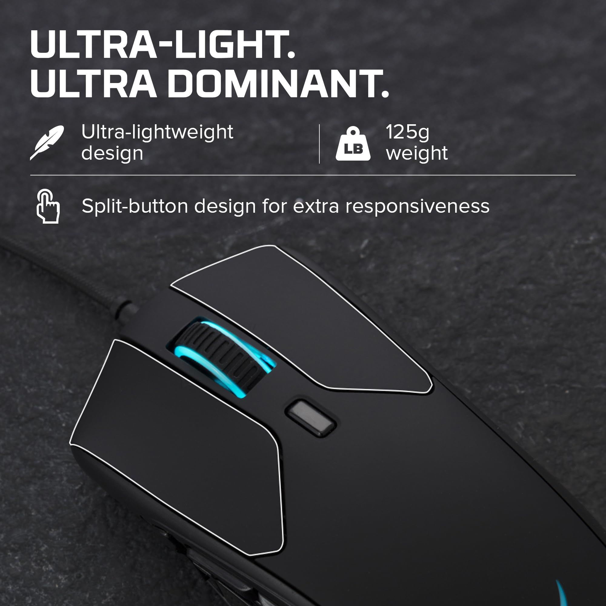 hyperx-pulsefire-raid-mouse-gaming-cablato-usb-con-rgb-11-tasti-programmabili-se image 3