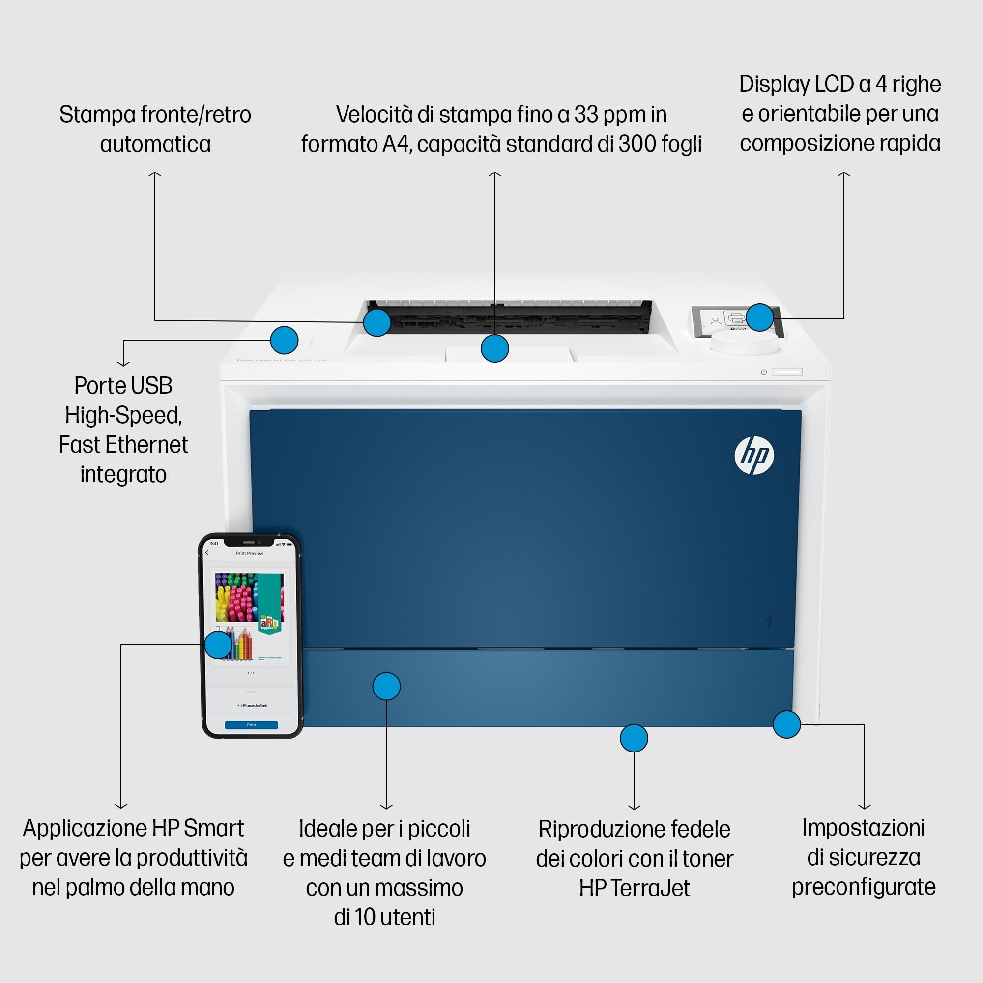 hp-color-laserjet-pro-4202dn-stampante-laser-a-colori-a4-con-duplex-automatico-3 image 6