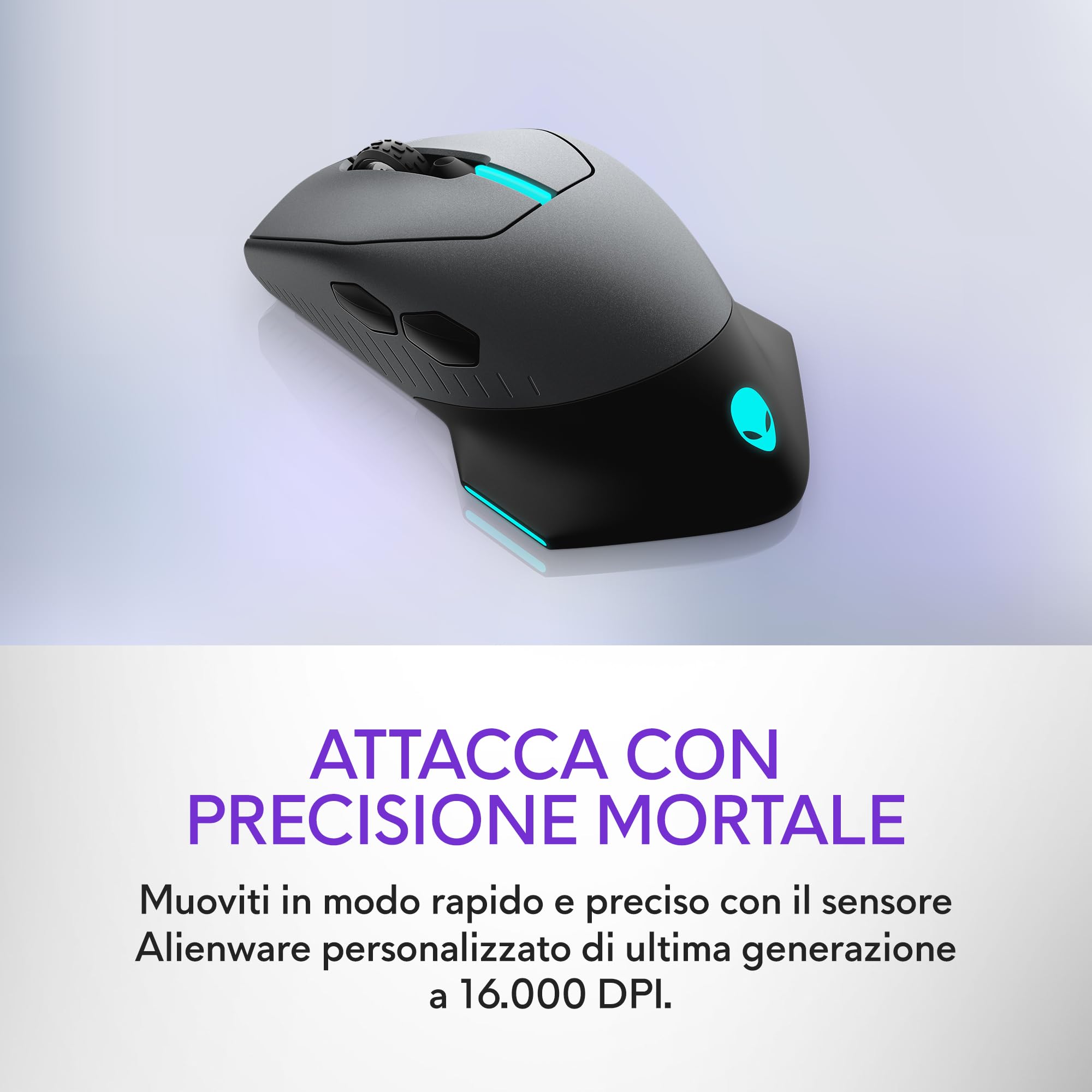 alienware-610m-mouse-gaming-wireless-e-cablato-sensore-16-000-dpi-7-pulsanti-pro image 5