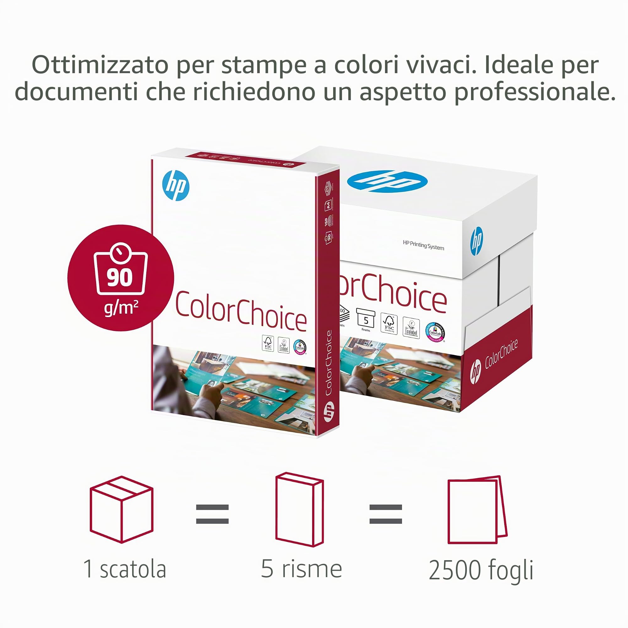 hp-chp370-colour-choice-carta-laser-a4-bianca-opaca-500-fogli-21-x-29-7-cm-per-s image 5