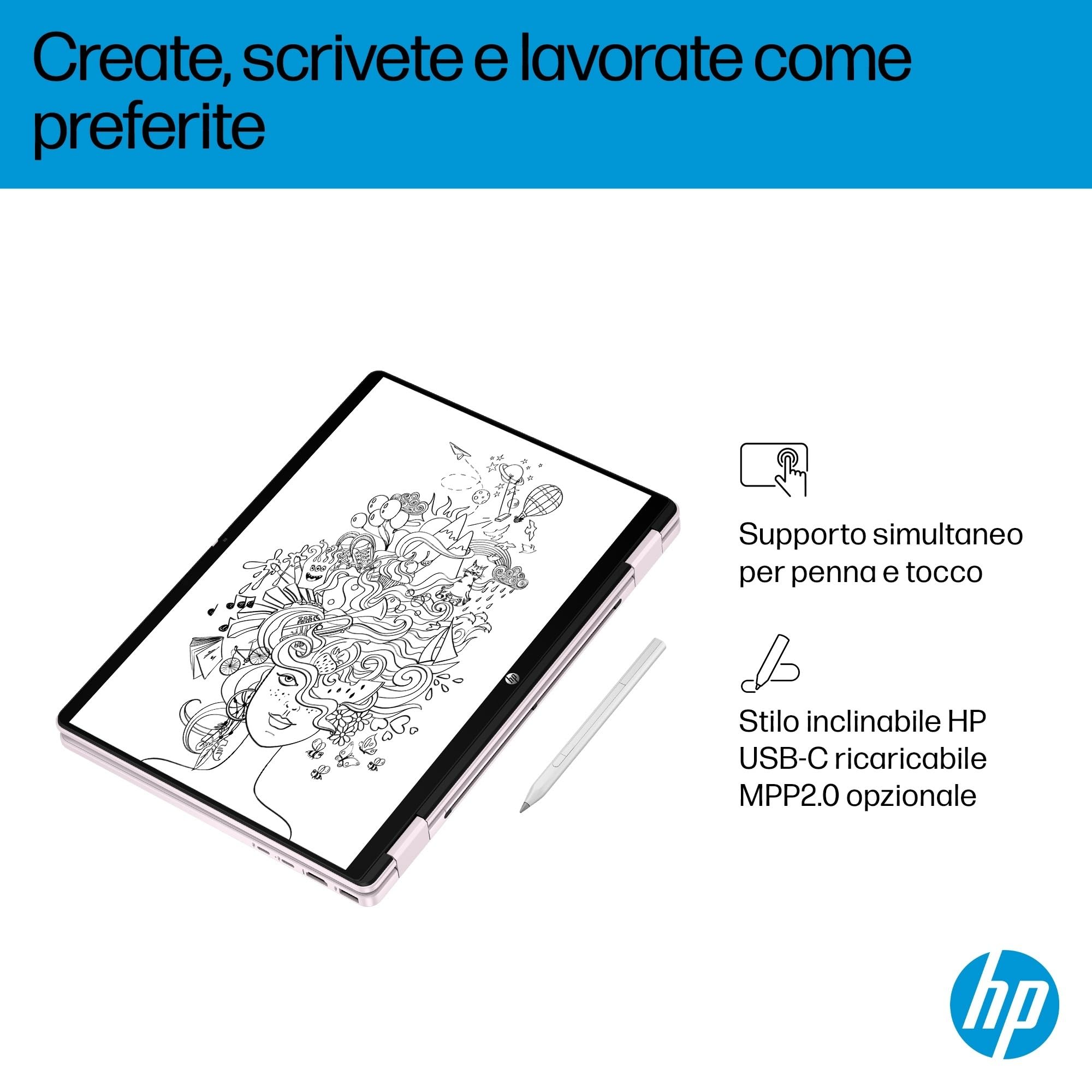 hp-omnibook-5-flip-14-fp0003sl-notebook-convertibile-touch-14-2k-intel-core-3-10 image 8