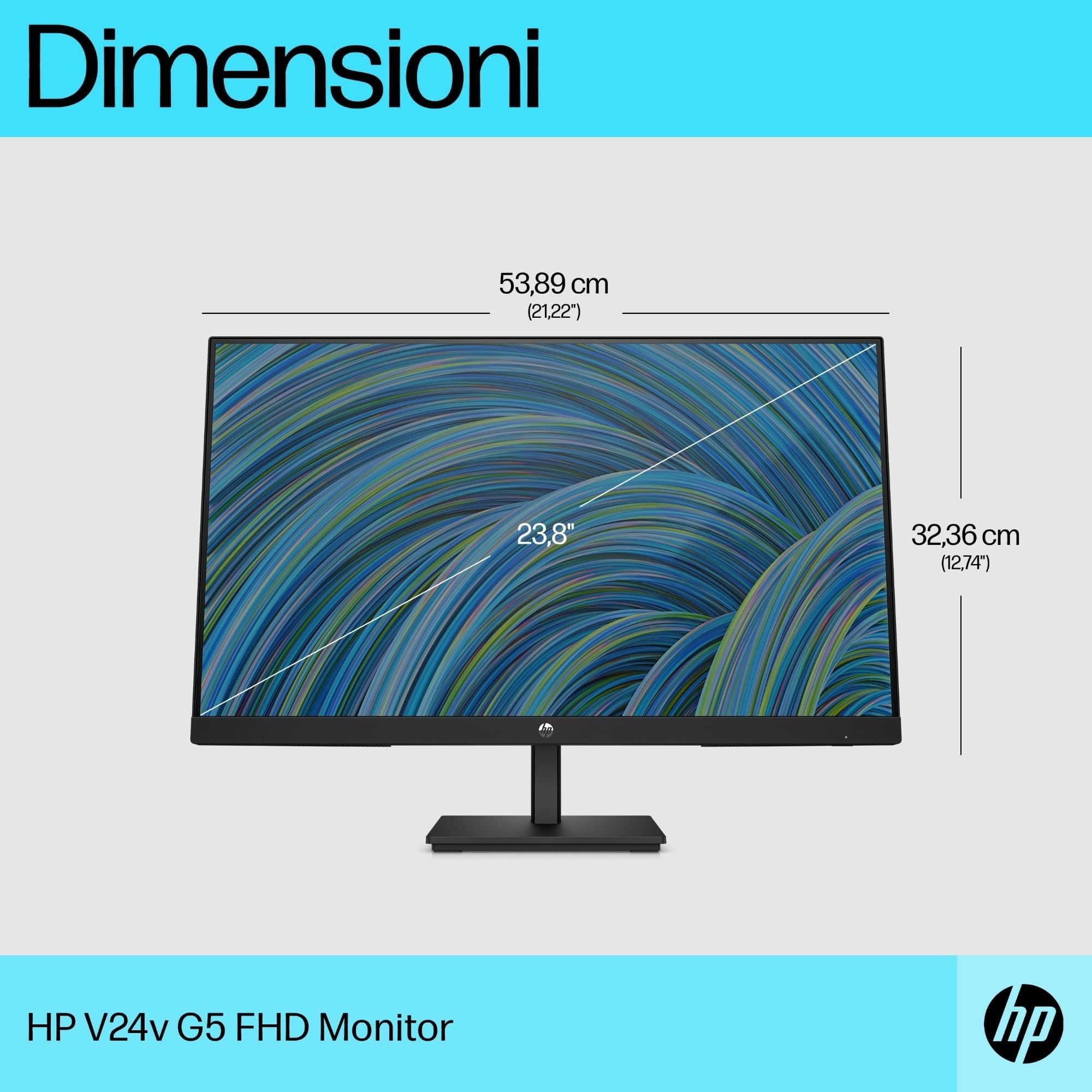 hp-v24v-g5-monitor-24-fhd-pannello-va-75hz-5ms-antiriflesso-amd-freesync-low-blu image 2