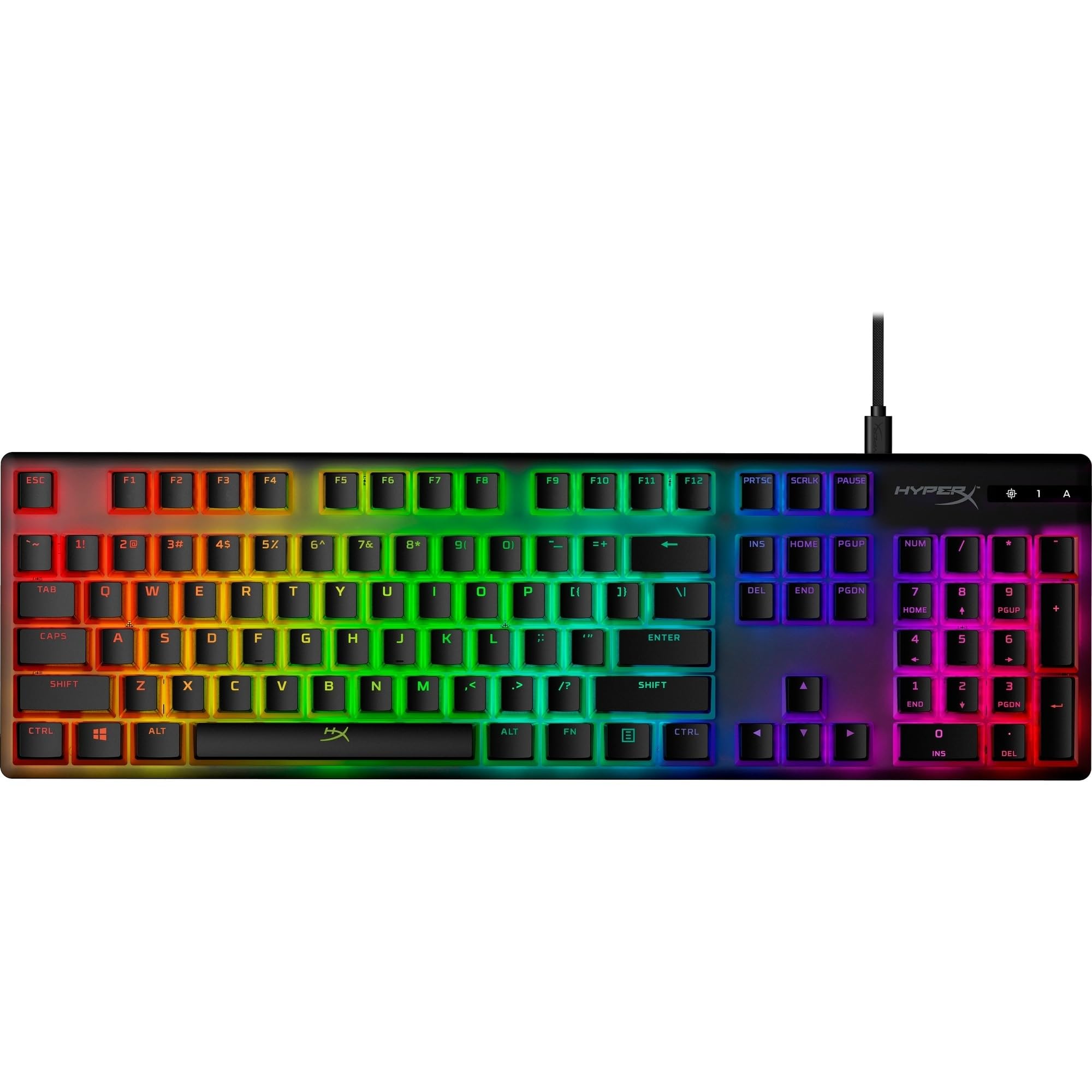hyperx-pudding-copri-tasti-double-shot-pbt-semitrasparenti-set-completo-nero-con image 1