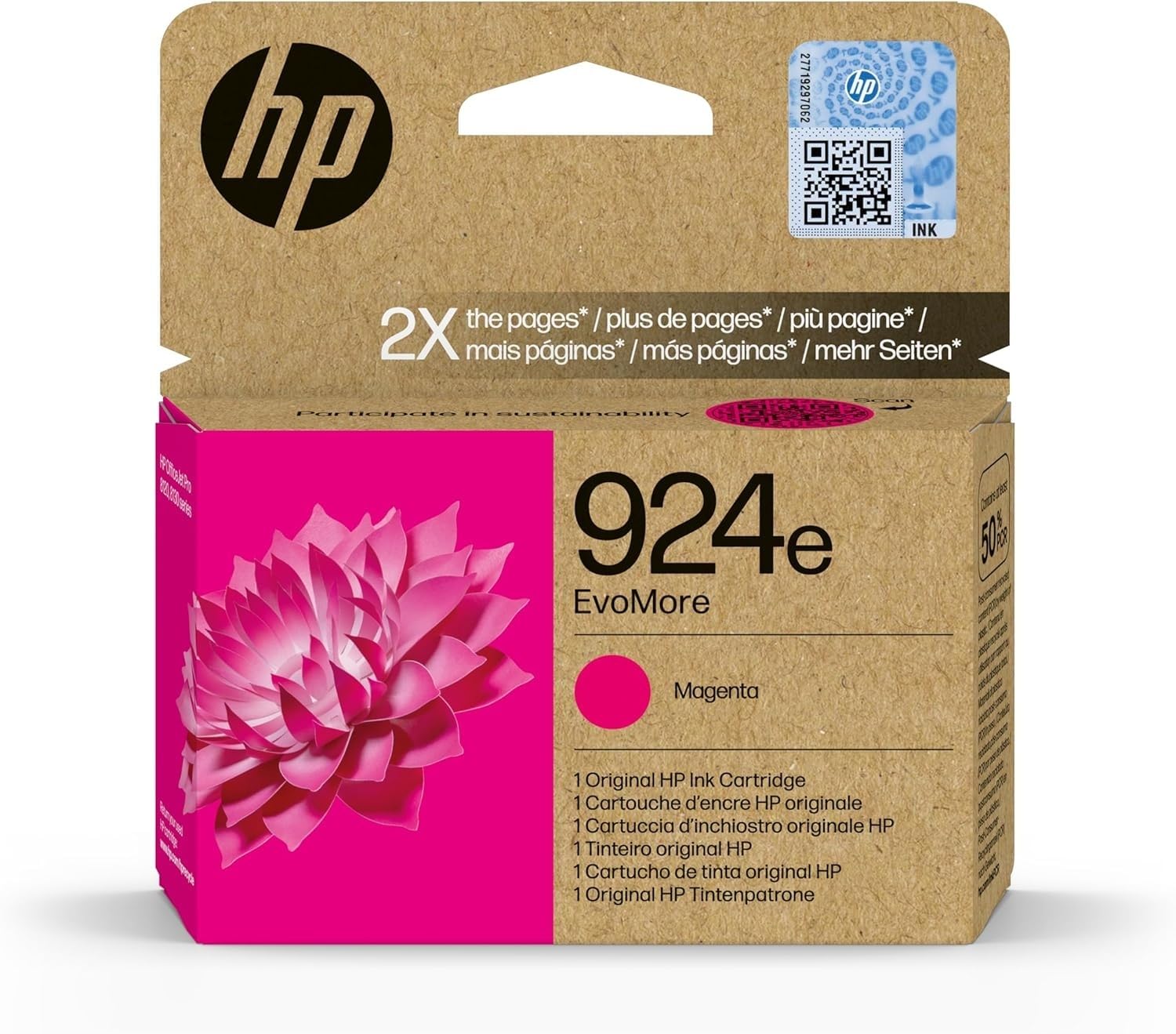 hp-924e-evomore-4k0u8ne-cartuccia-originale-magenta-alta-capacit-da-800-pagine-t image 1