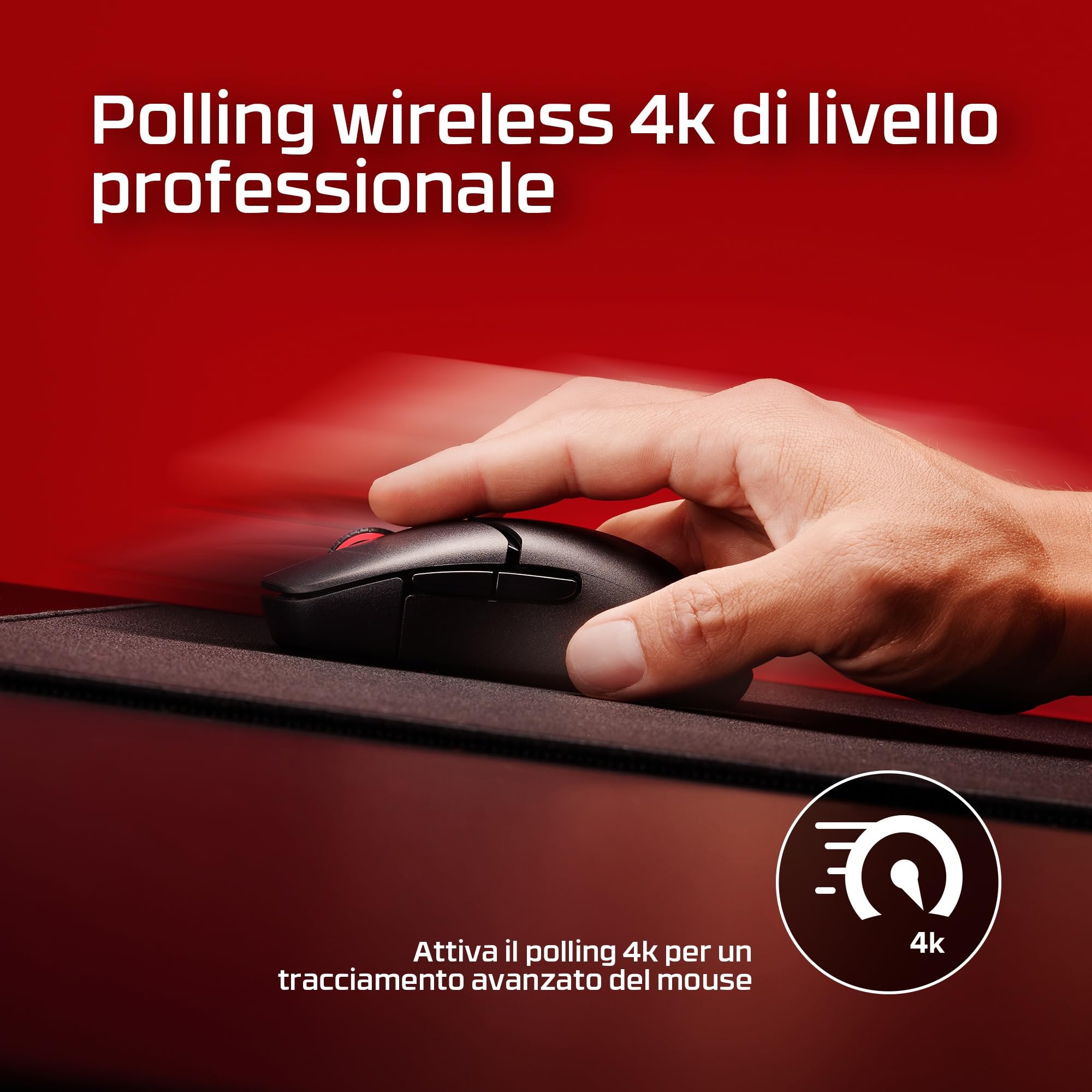 hp-hyperx-pulsefire-saga-pro-mouse-da-gaming-wireless-con-polling-4k-design-modu image 5