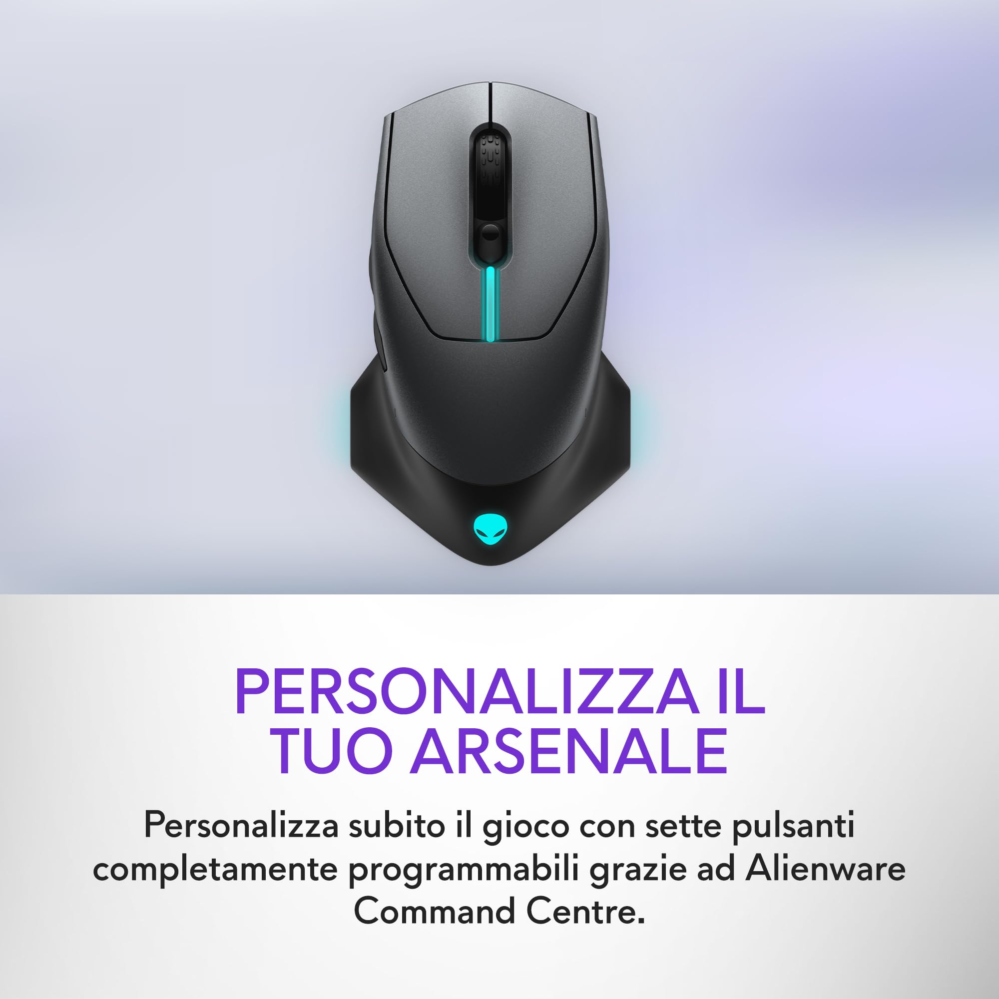 alienware-610m-mouse-gaming-wireless-e-cablato-sensore-16-000-dpi-7-pulsanti-pro image 8