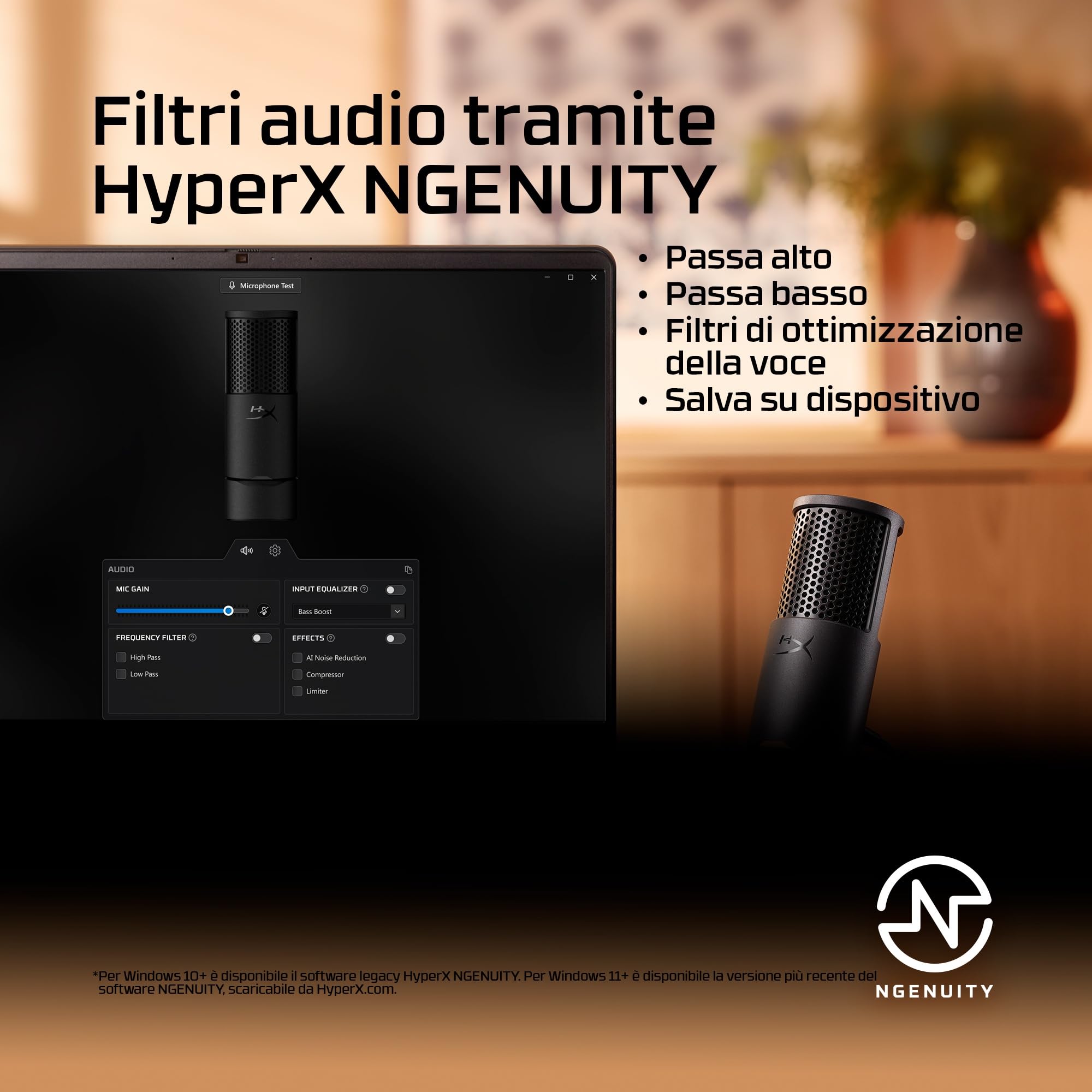 hyperx-solocast-2-microfono-condensatore-usb-c-plug-and-play-per-gaming-streamin image 7