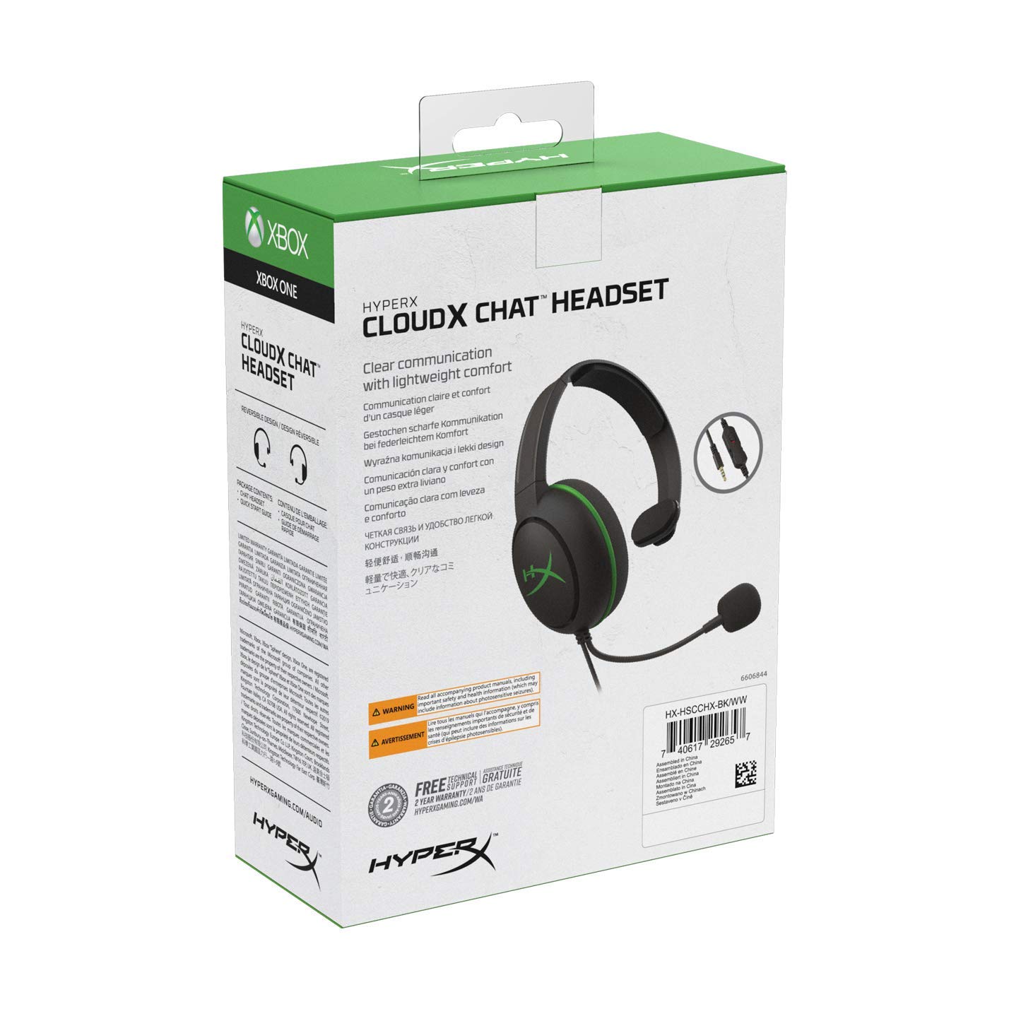 hyperx-cloudx-chat-cuffia-gaming-monoaurale-certificata-xbox-cablata-3-5-mm-driv image 6