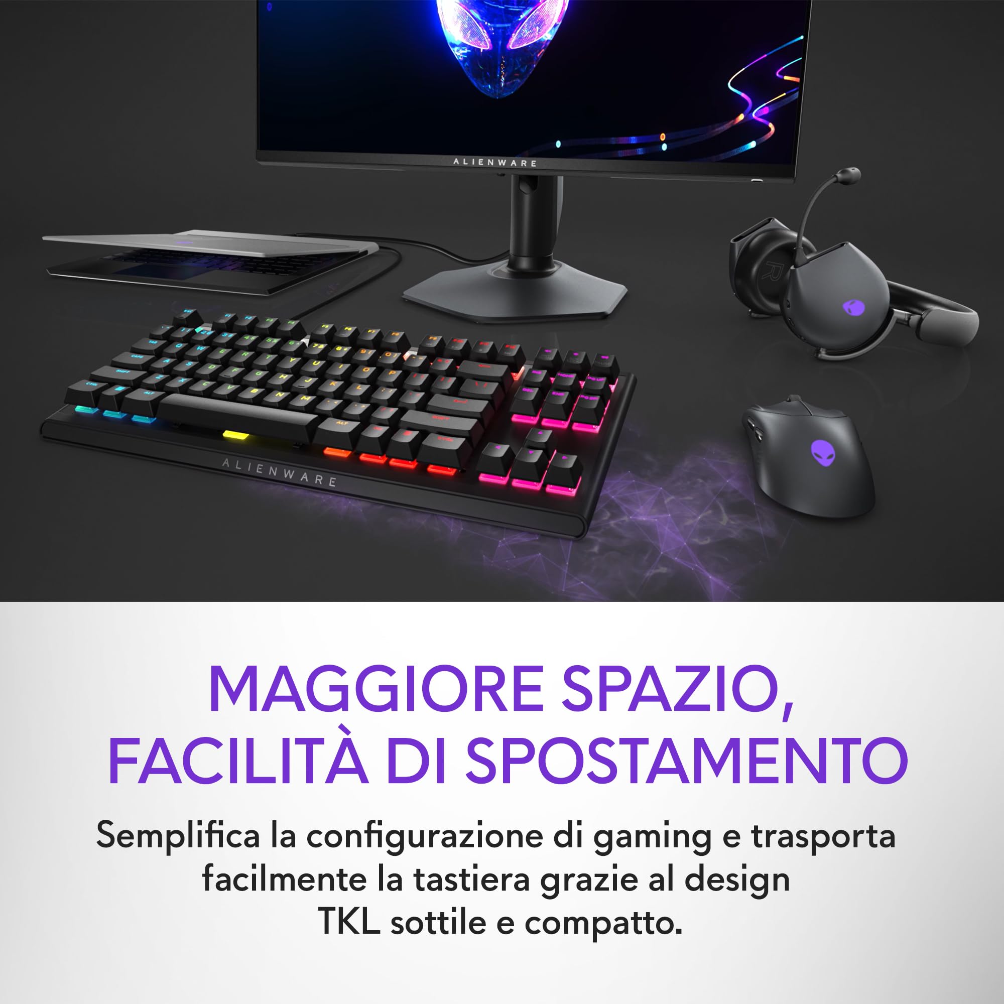 dell-alienware-aw420k-tastiera-gaming-meccanica-tenkeyless-switch-cherry-mx-red- image 2