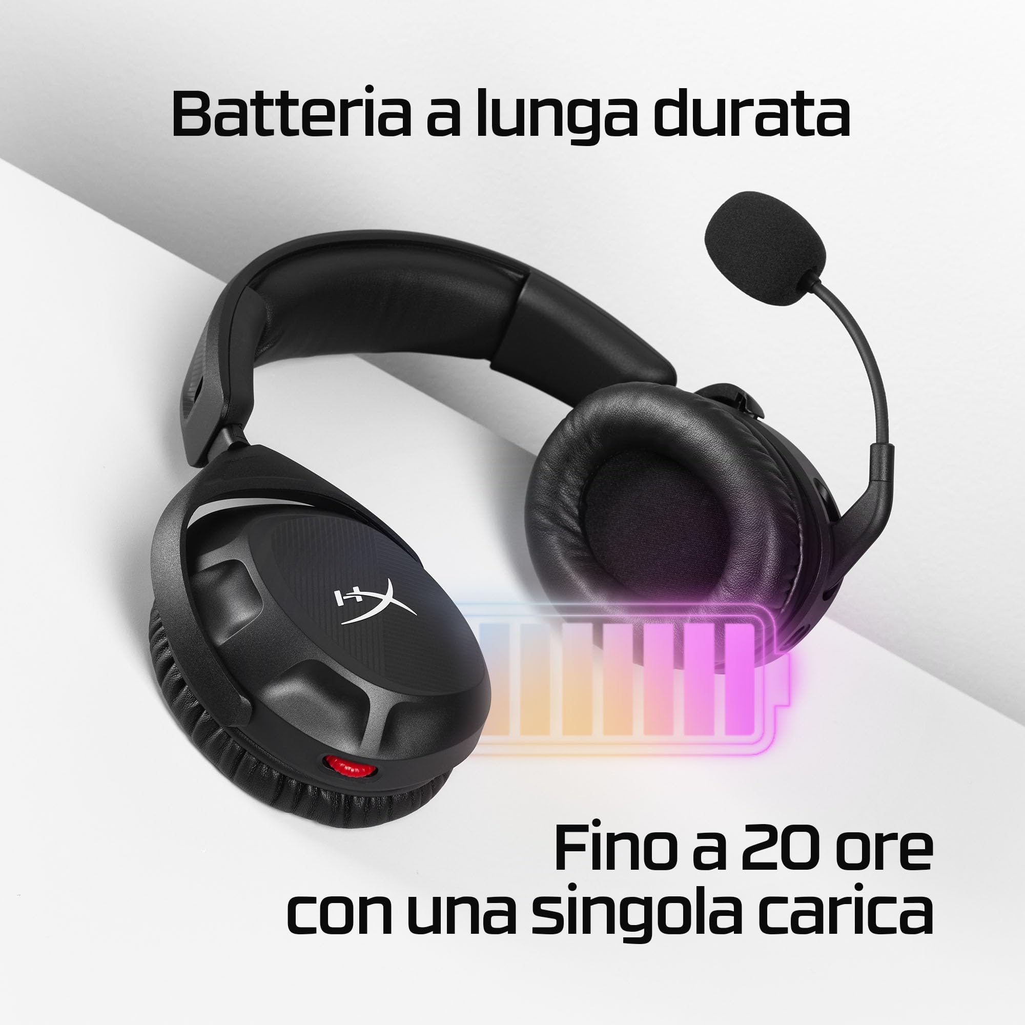 hyperx-cloud-stinger-ii-wireless-cuffie-gaming-senza-fili-2-4-ghz-con-dts-spatia image 7