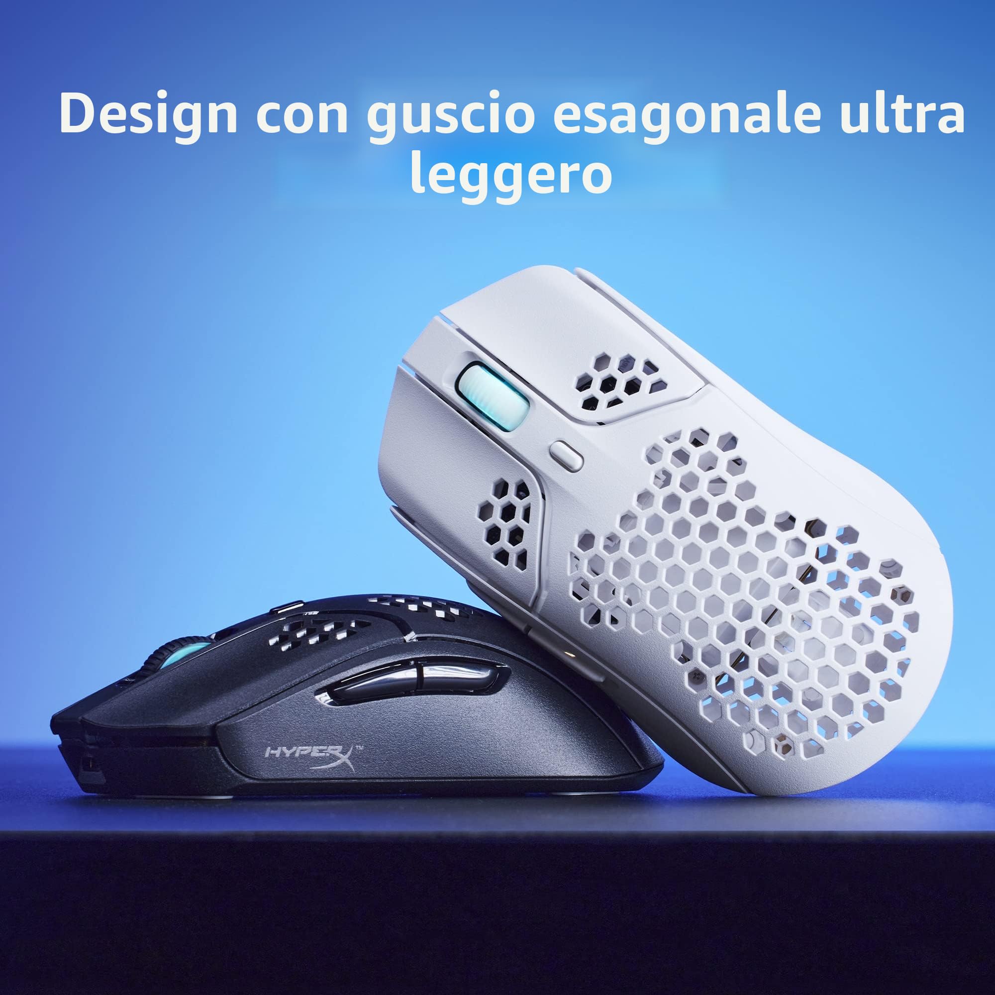 hyperx-pulsefire-haste-wireless-bianco-mouse-gaming-ultraleggero-2-4-ghz-16000-d image 3