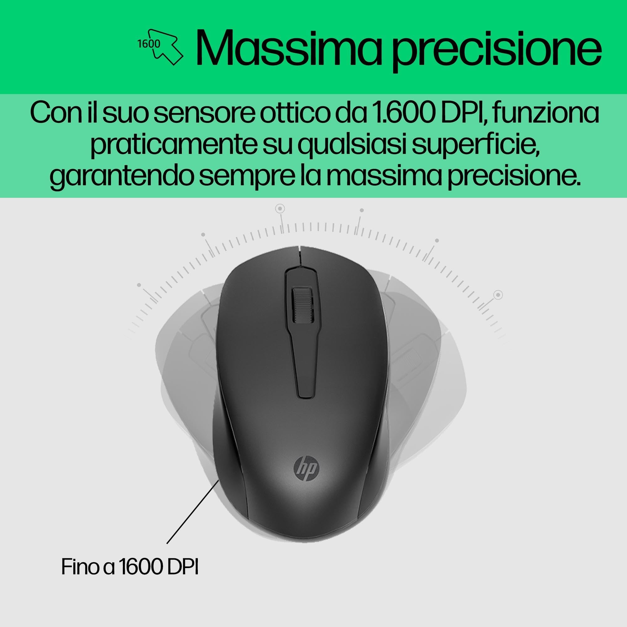 hp-330-combo-kit-tastiera-e-mouse-wireless-2-4-ghz-con-dongle-usb-a-12-tasti-rap image 5