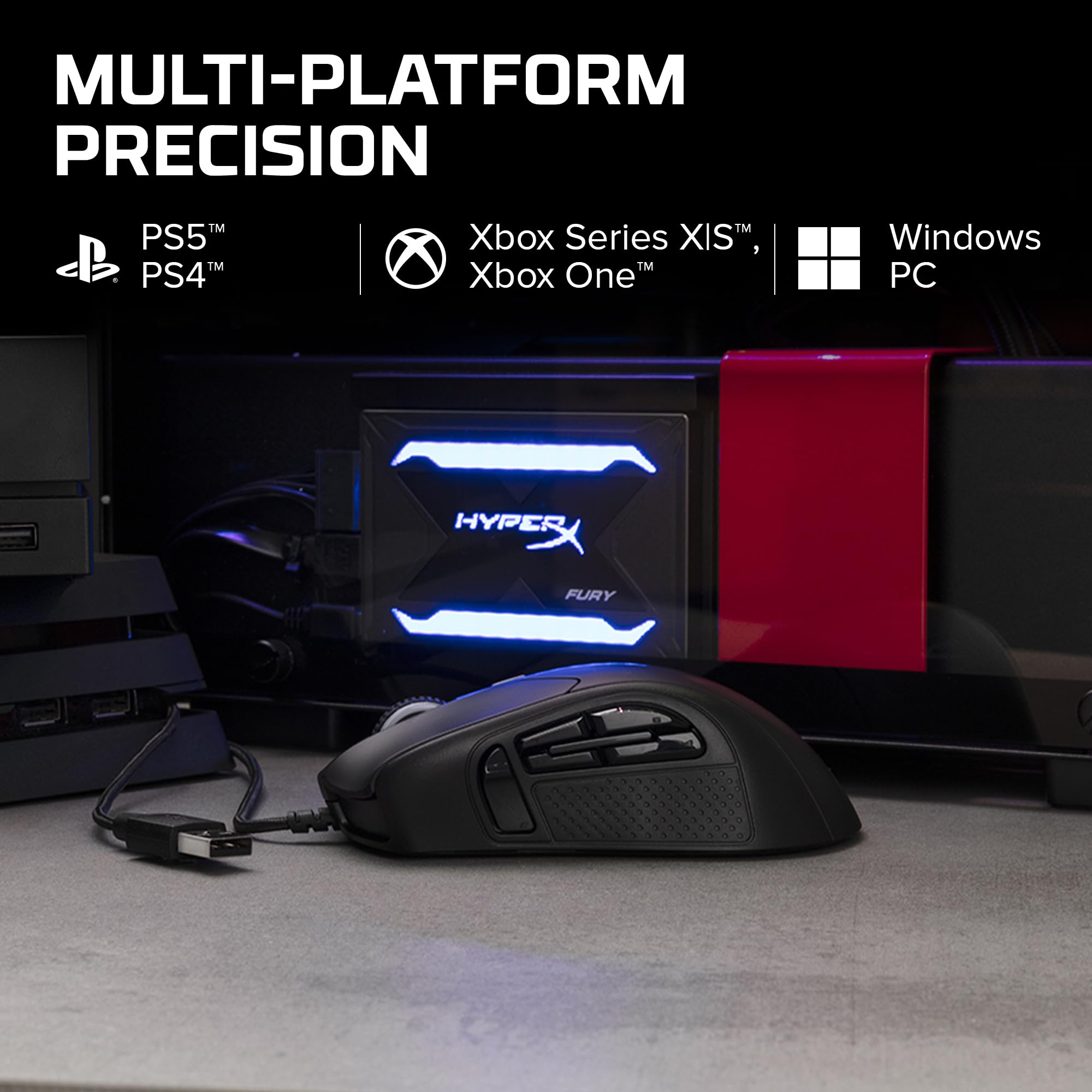 hyperx-pulsefire-raid-mouse-gaming-cablato-usb-con-rgb-11-tasti-programmabili-se image 8