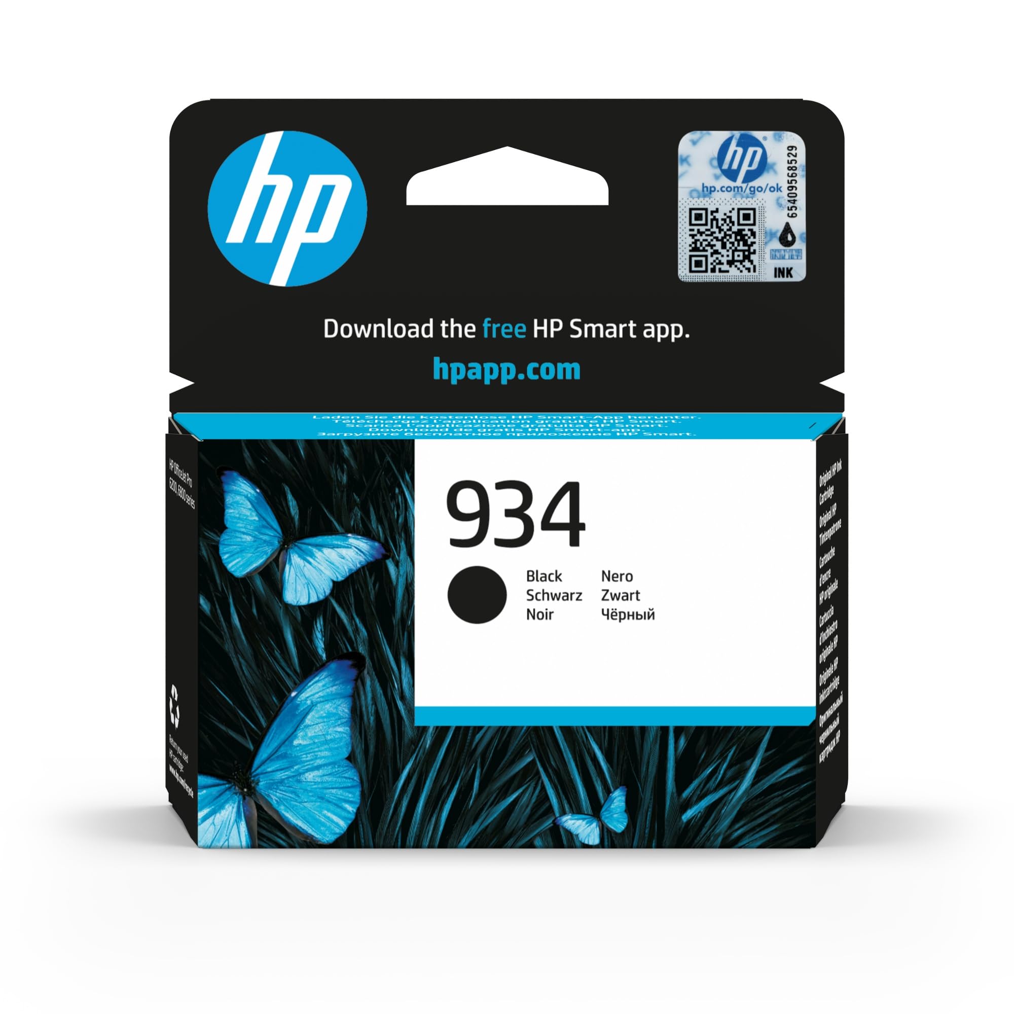 hp-934-nero-c2p19ae-cartuccia-d-inchiostro-originale-hp-400-pagine-compatibile-c image 1