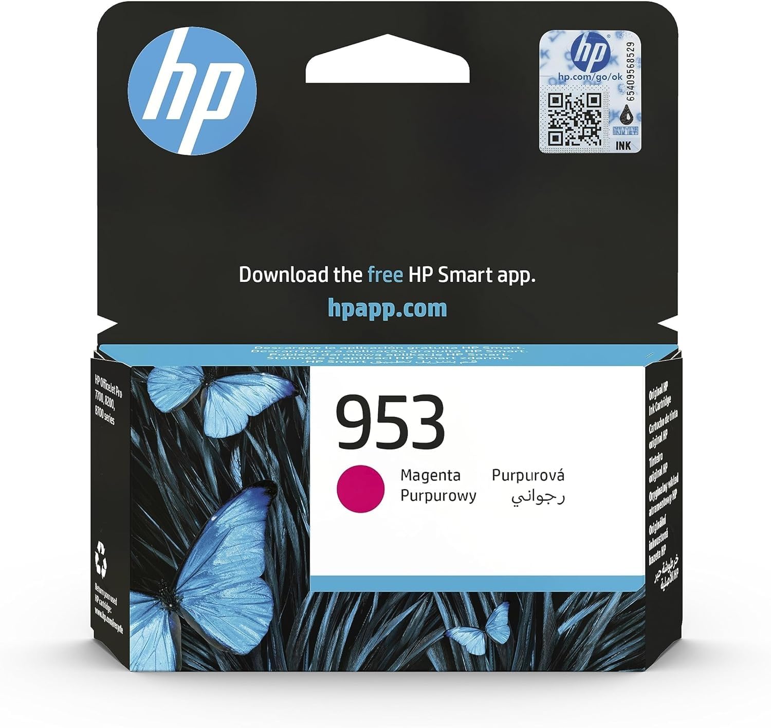 hp-953-magenta-f6u13ae-cartuccia-inchiostro-originale-da-630-pagine-compatibile- image 1