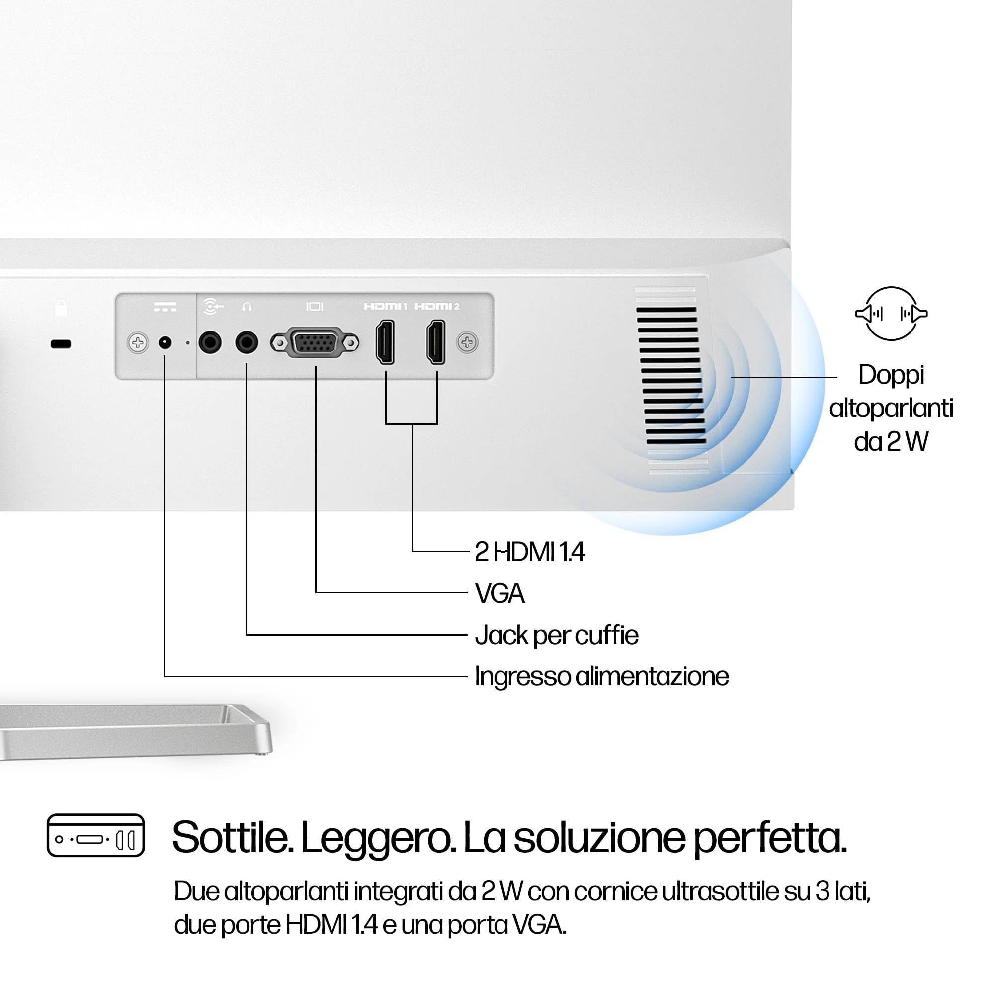 hp-527sa-monitor-27-full-hd-ips-100-hz-con-casse-integrate-antiriflesso-eye-ease image 2
