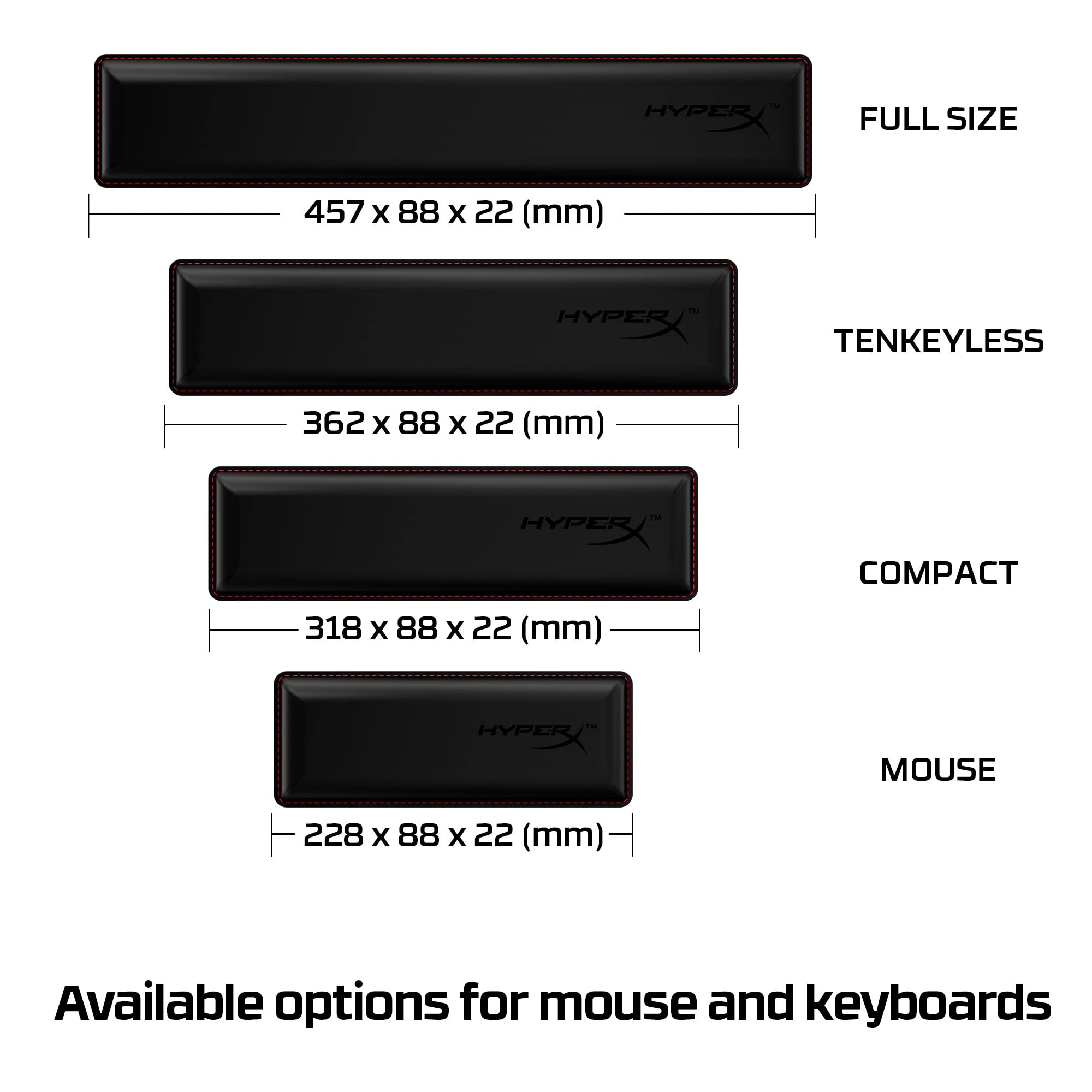 hyperx-wrist-rest-poggiapolsi-compatto-ergonomico-in-memory-foam-con-gel-anti-sc image 6
