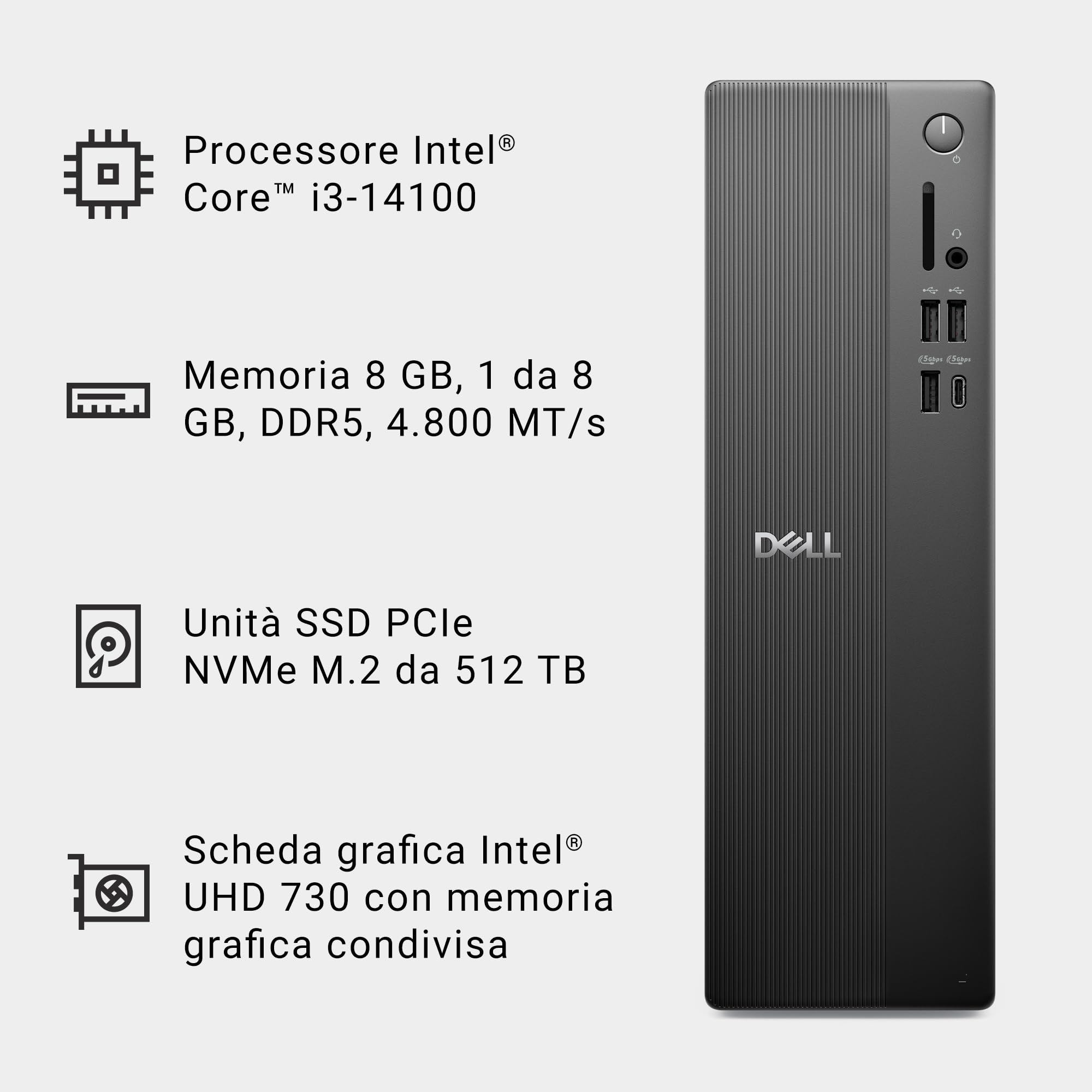 dell-slim-desktop-ecs1250-pc-desktop-con-intel-core-i3-14100-8gb-ddr5-ssd-512gb- image 7