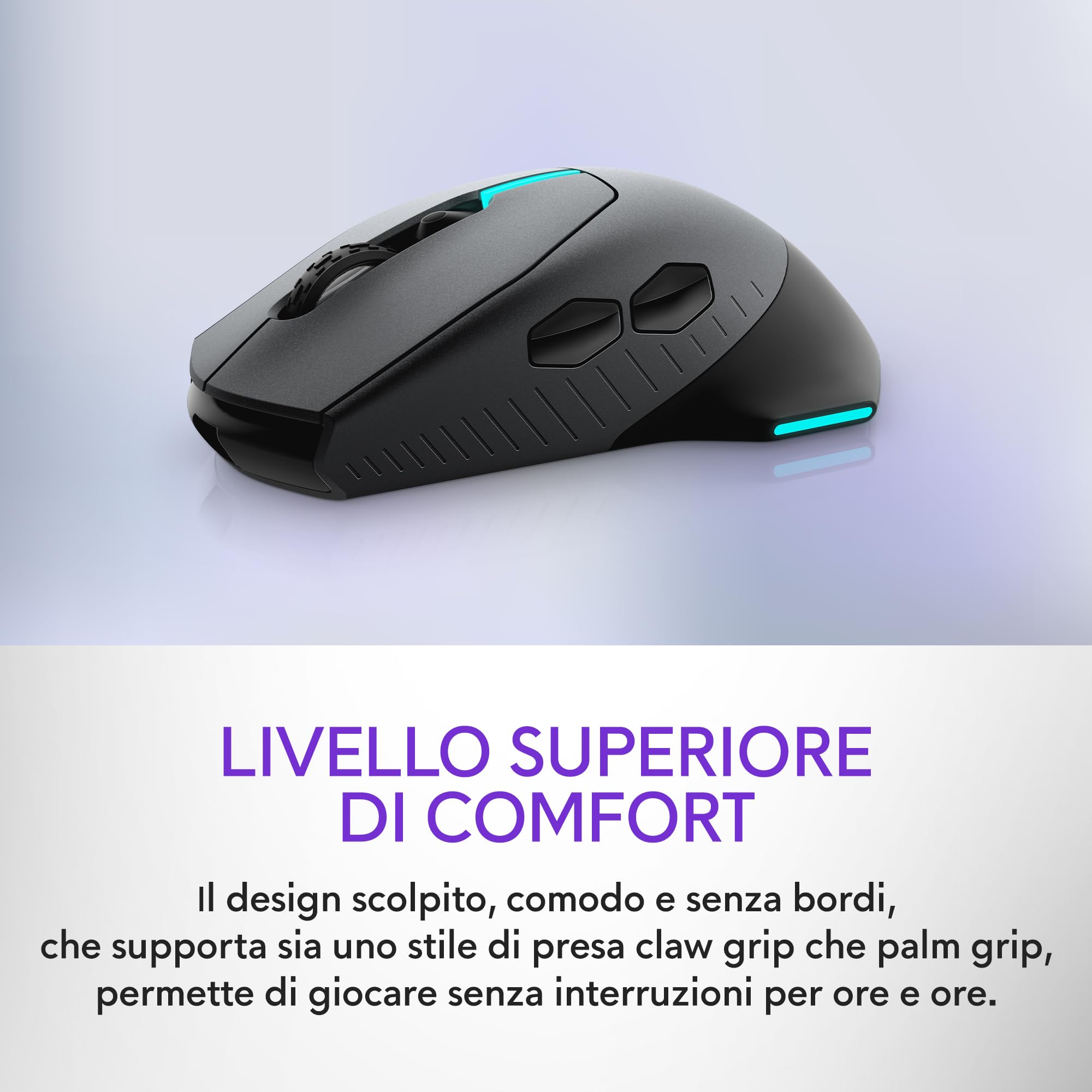 alienware-610m-mouse-gaming-wireless-e-cablato-sensore-16-000-dpi-7-pulsanti-pro image 7
