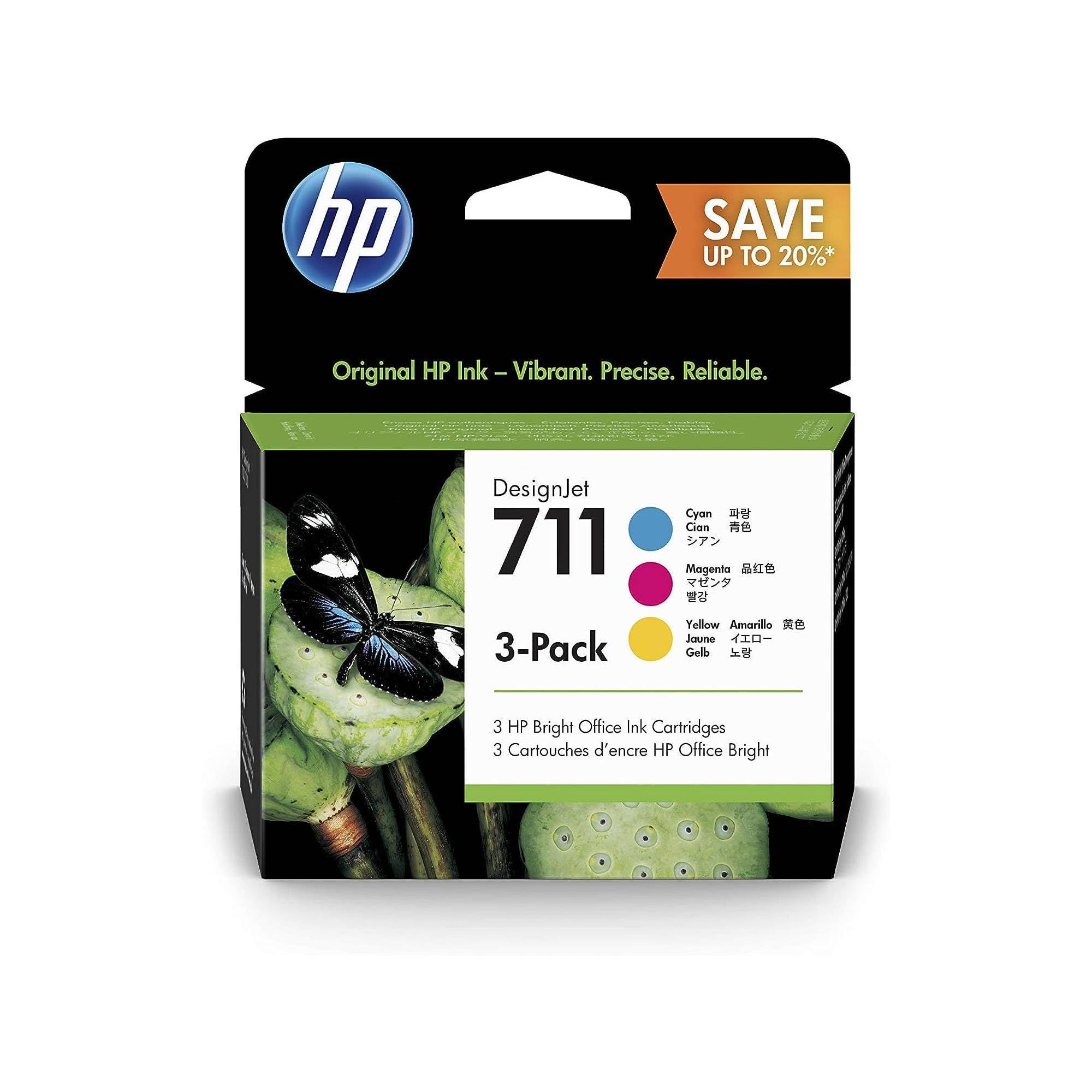 hp-711-cz132a-cartuccia-originale-gialla-per-stampanti-hp-designjet-t120-t125-t1 image 8