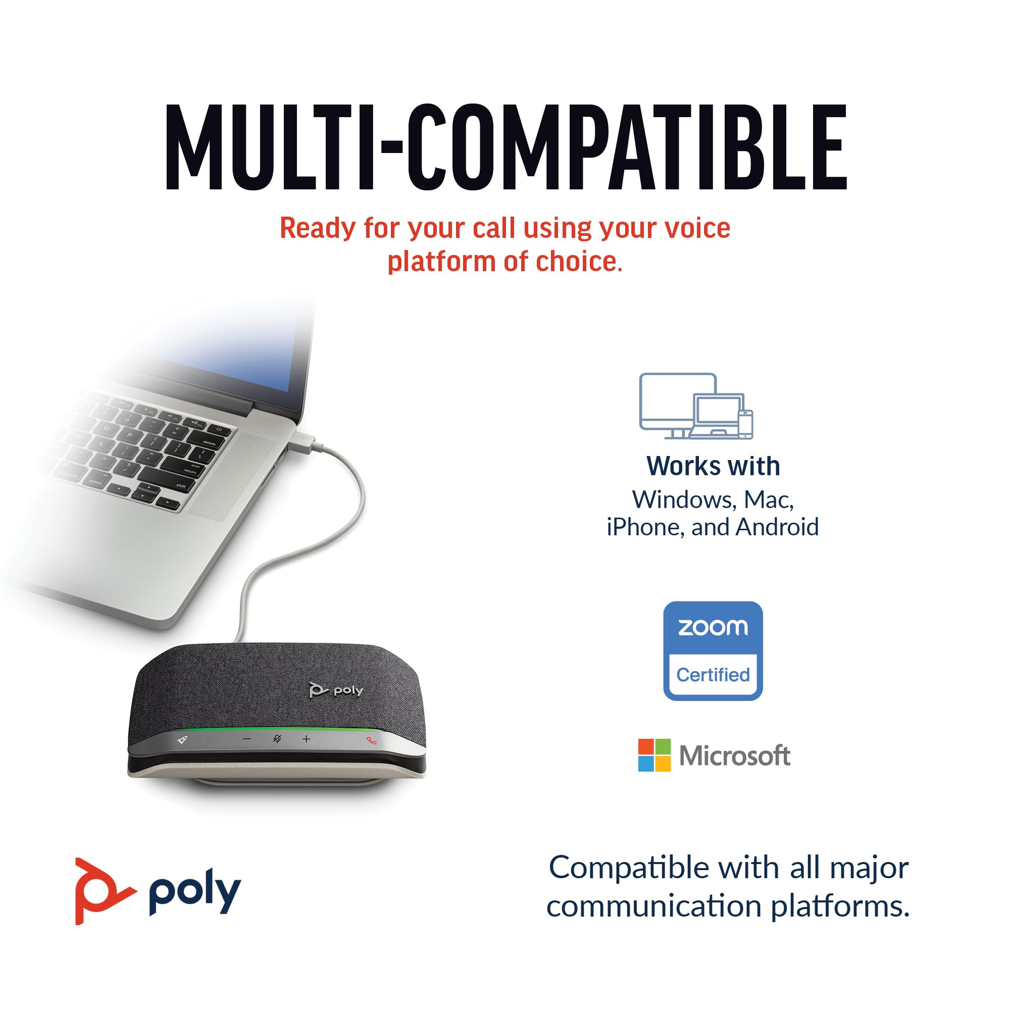 hp-poly-sync-20-vivavoce-per-conferenze-wireless-bluetooth-5-1-con-usb-a-usb-c-a image 7
