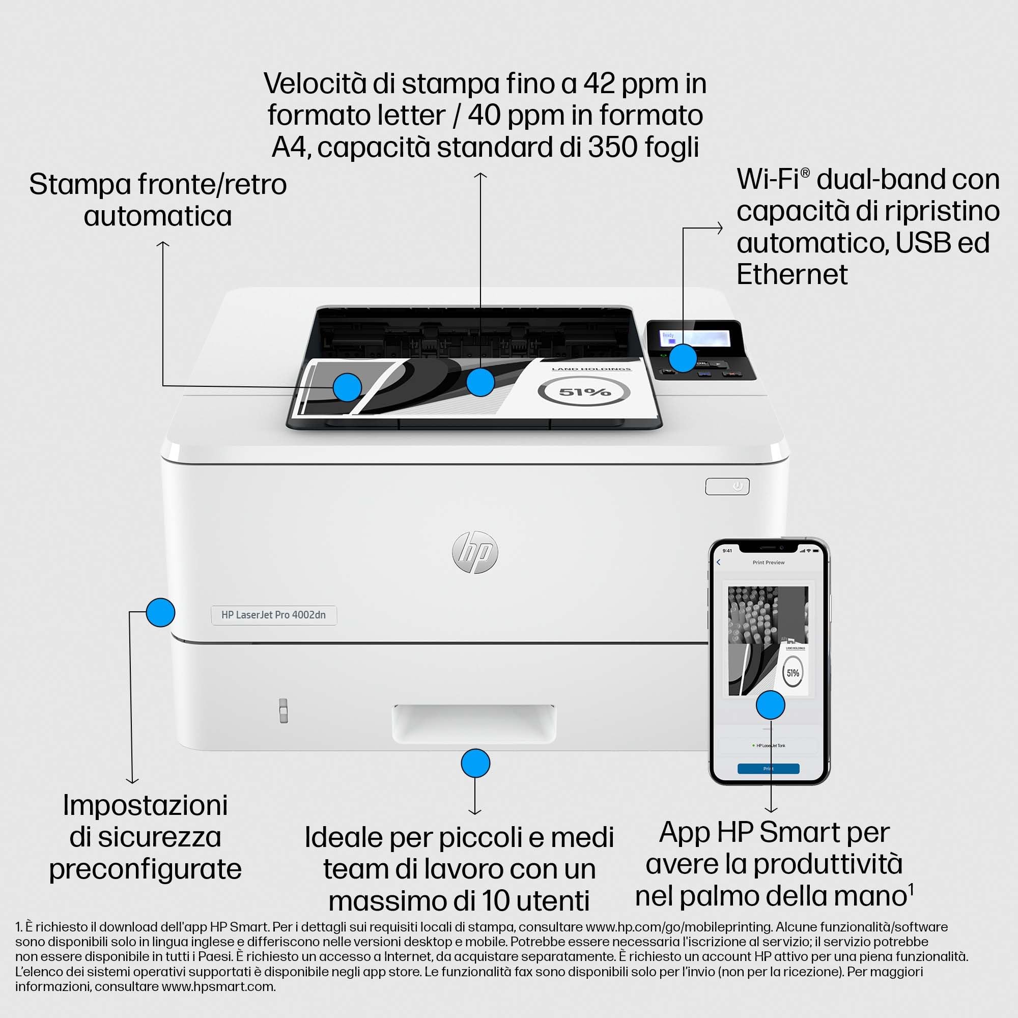 hp-laserjet-pro-4002dn-2z605f-stampante-laser-monocromatica-a4-duplex-automatico image 7