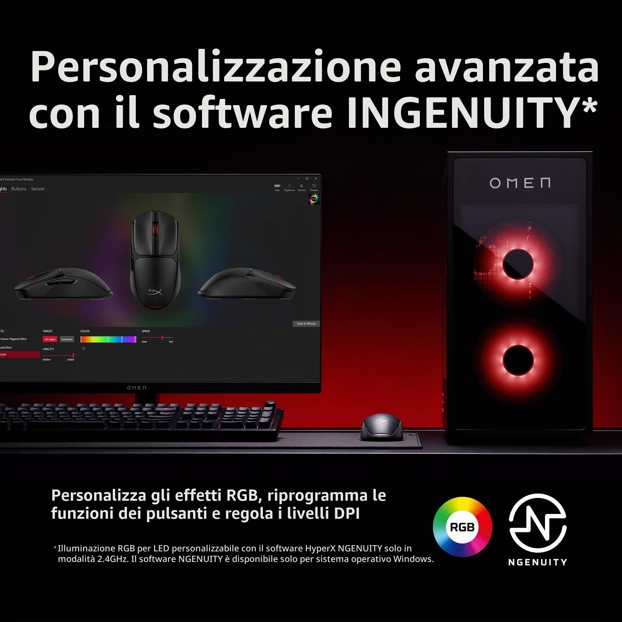 hp-hyperx-pulsefire-fuse-wireless-mouse-gaming-dual-wireless-75-g-con-sensore-12 image 7