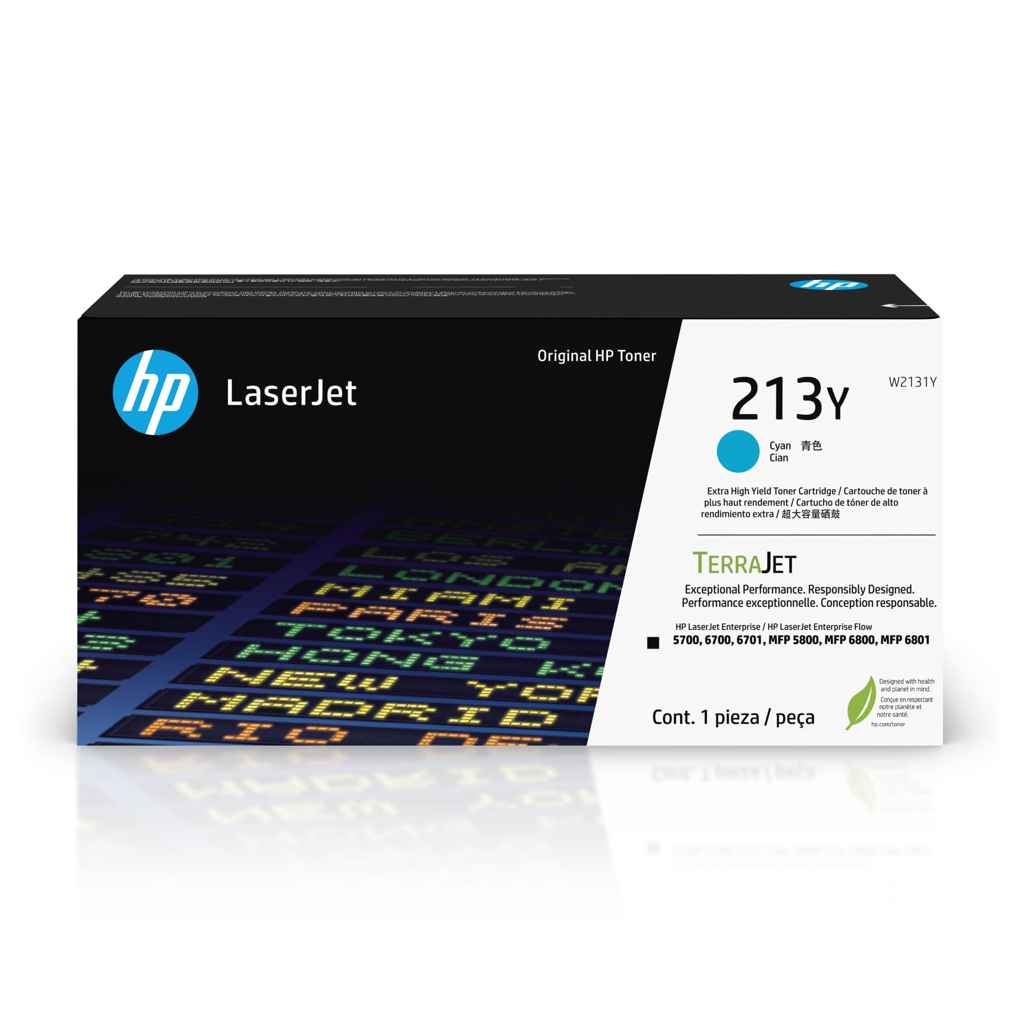 hp-213y-w2131y-cartuccia-toner-originale-ciano-12000-pagine-terrajet image 1