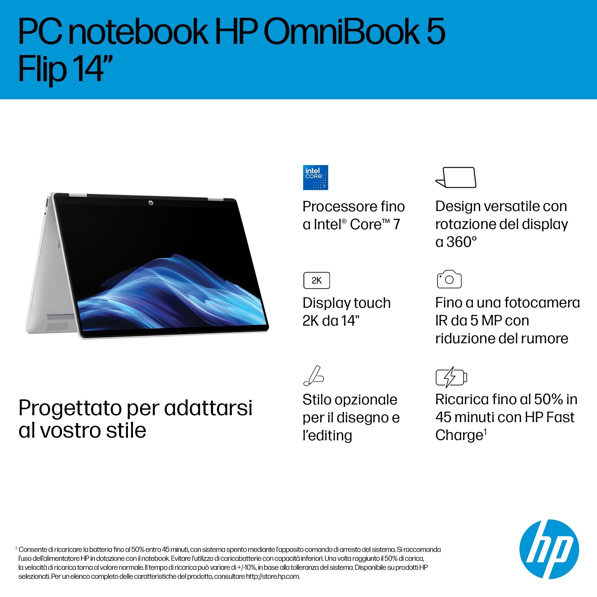 hp-omnibook-5-flip-x360-14-fp0002slx-notebook-convertibile-touch-con-intel-core- image 7