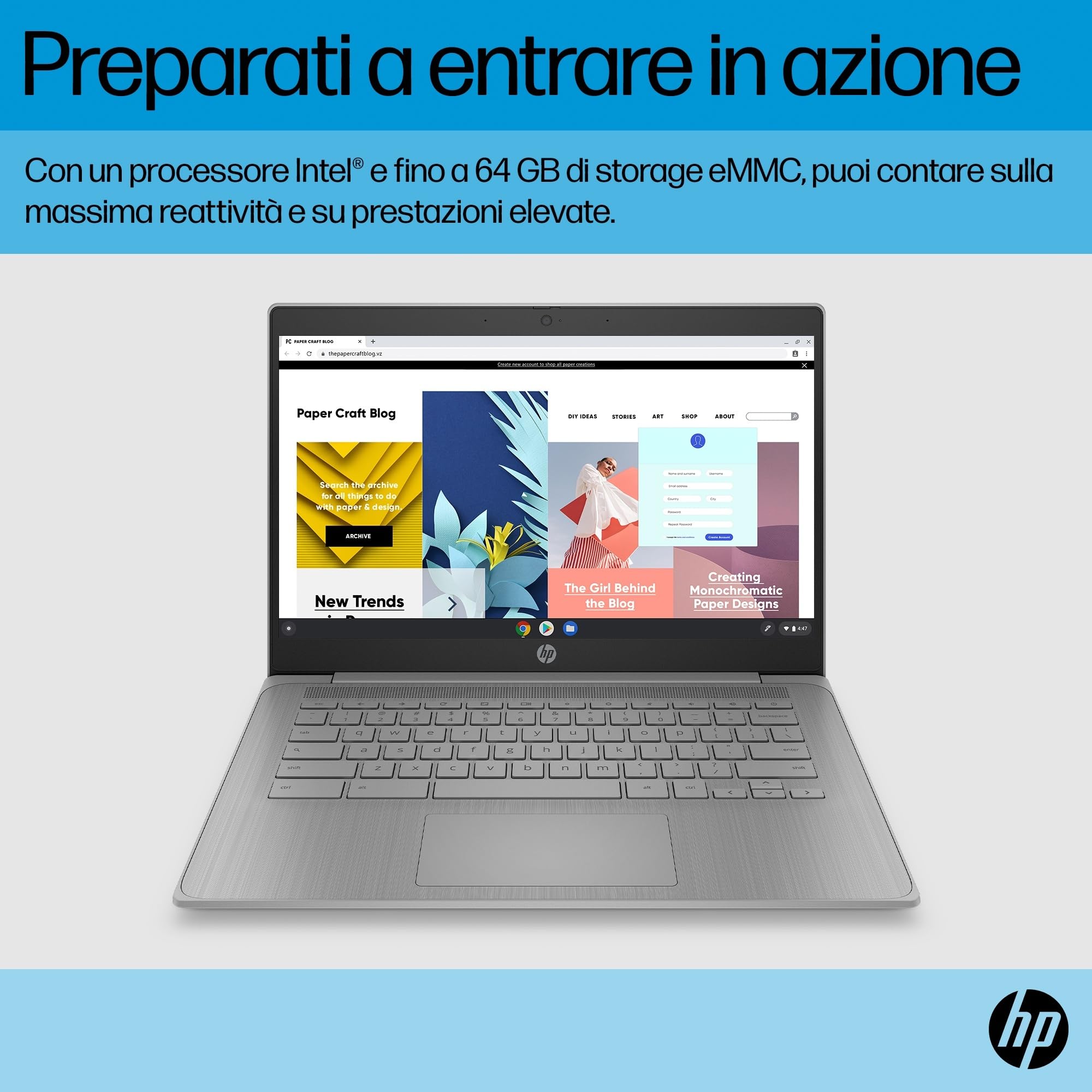 hp-chromebook-14a-ne1000sl-notebook-14-hd-antiriflesso-sva-intel-celeron-n4500-4 image 4